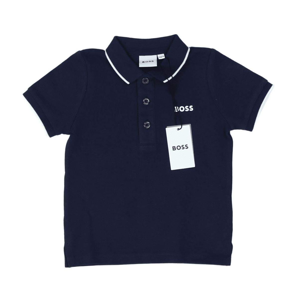 BOSS - POLO - BLEU - 12 MOIS