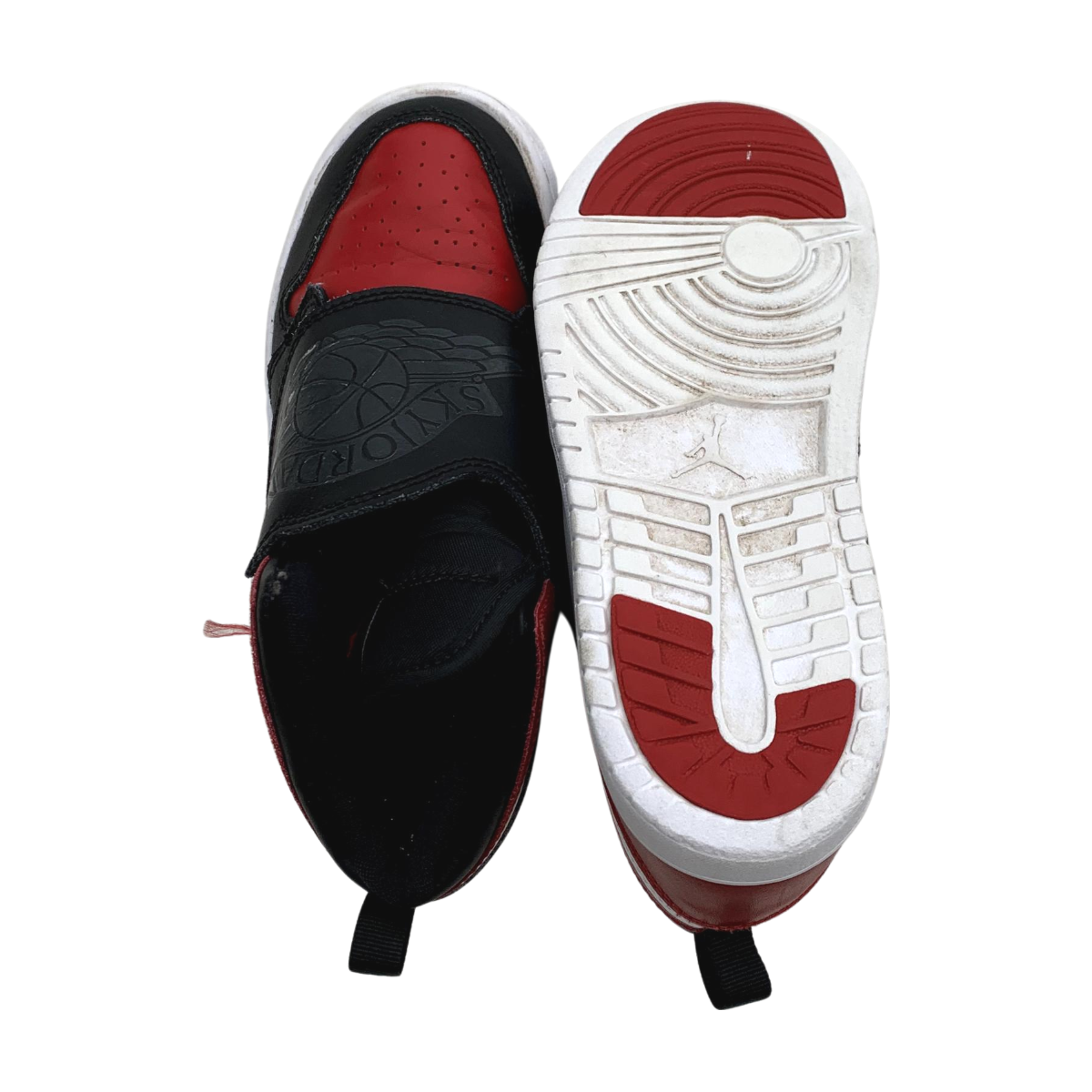 JORDAN - BASKETS - NOIR, ROUGE -  33