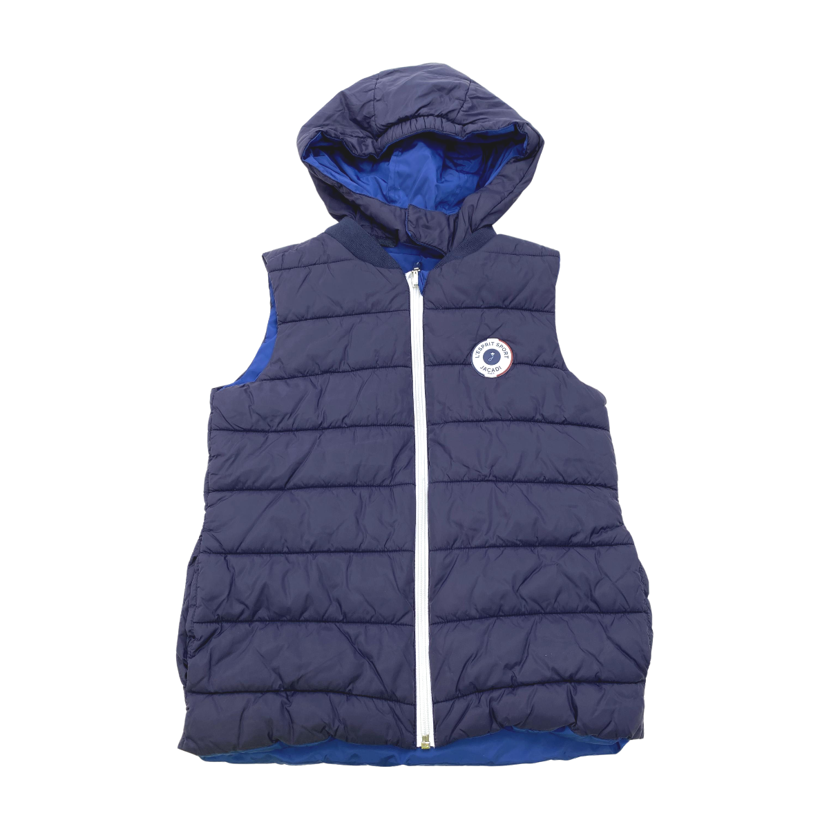 JACADI - BLOUSON SANS MANCHE - BLEU - 8 ANS