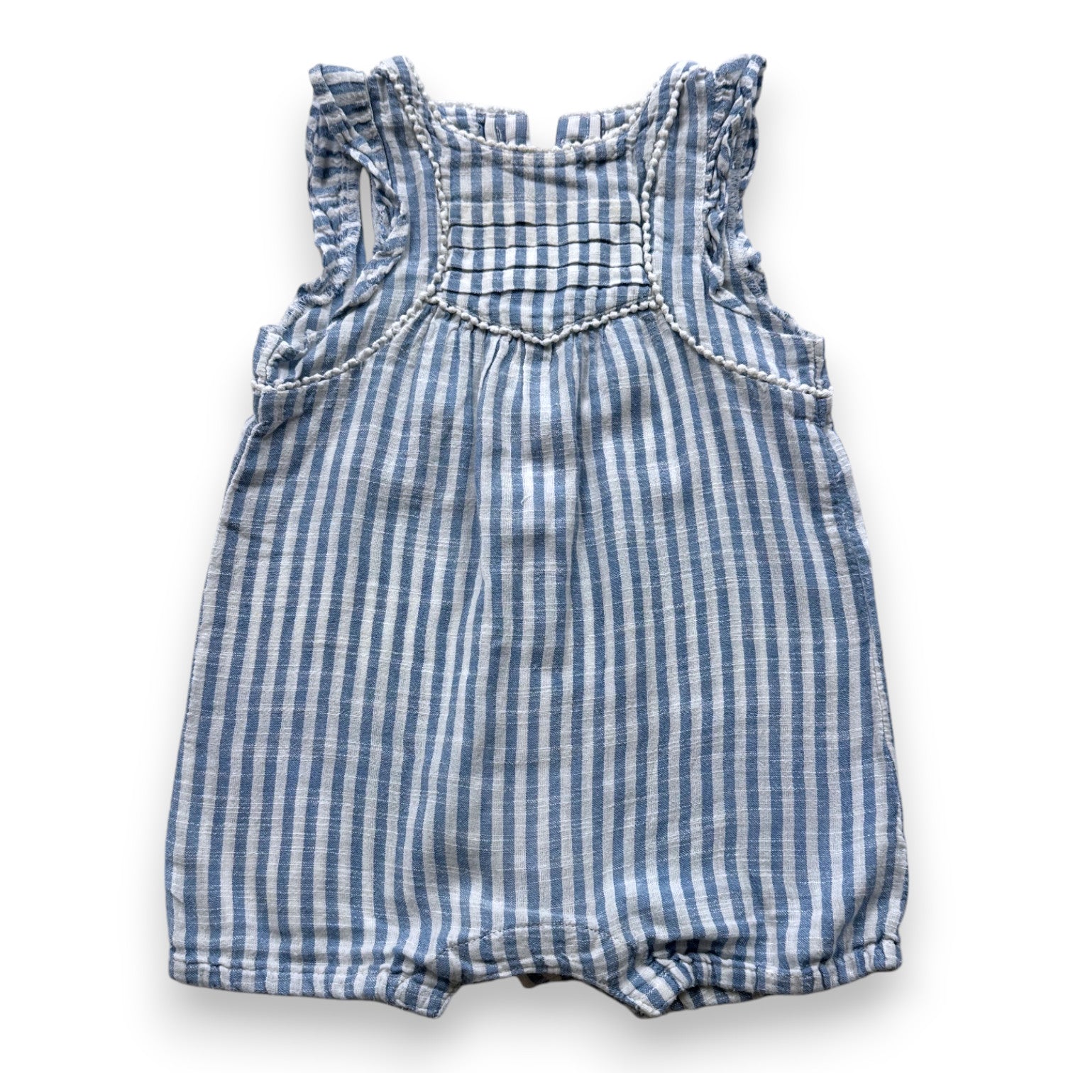 CYRILLUS - ROMPER - BLUE - 9 MONTHS