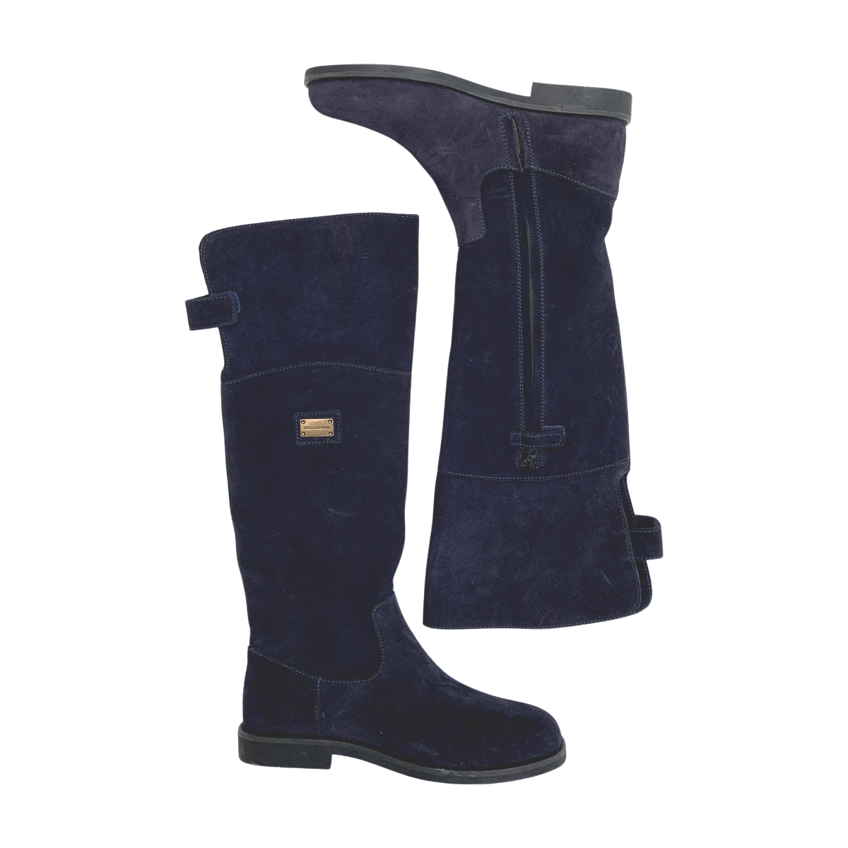 DOLCE & GABBANA - BOTTES - BLEU -  33