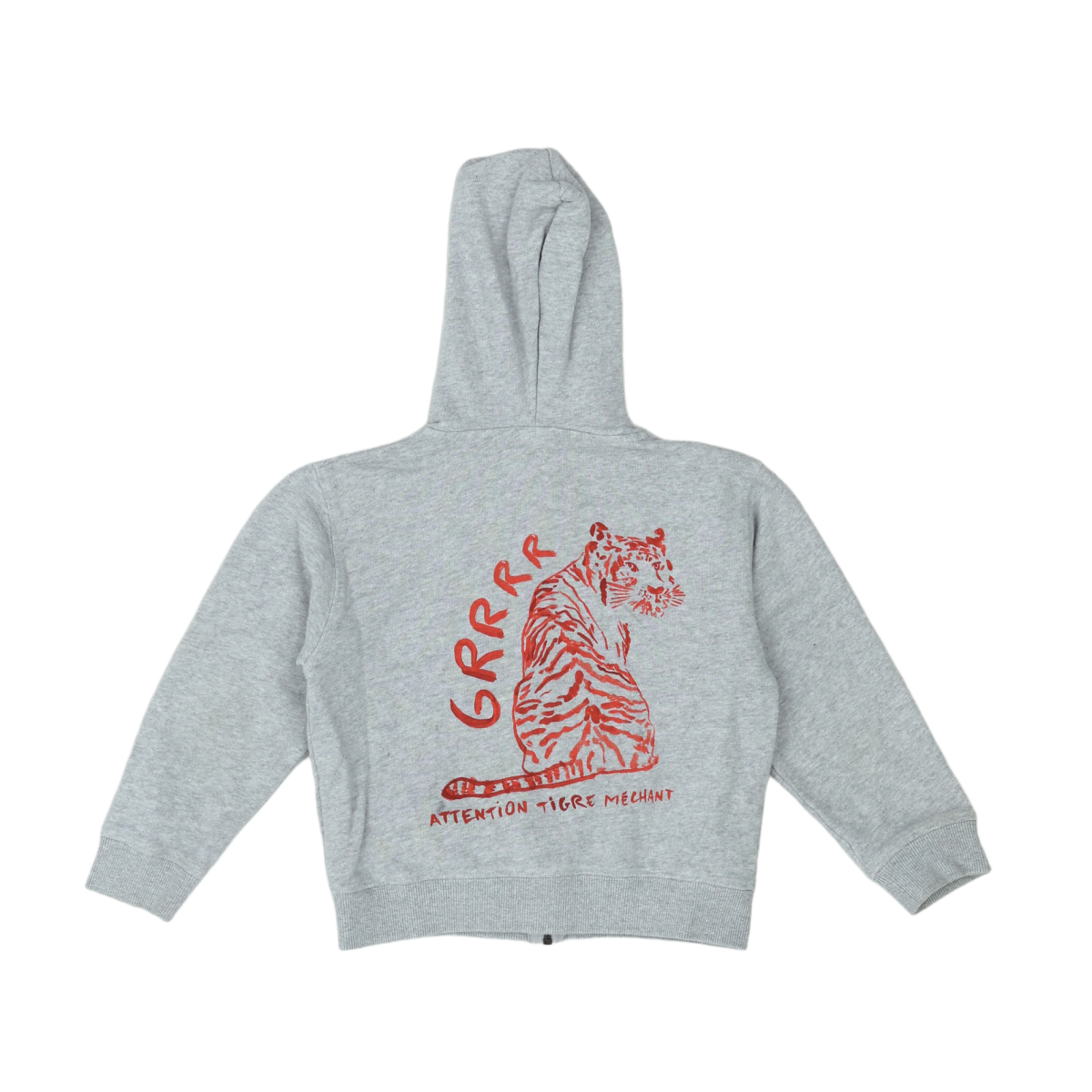 BONTON - CARDIGAN - GRIS, ORANGE - 6 ANS