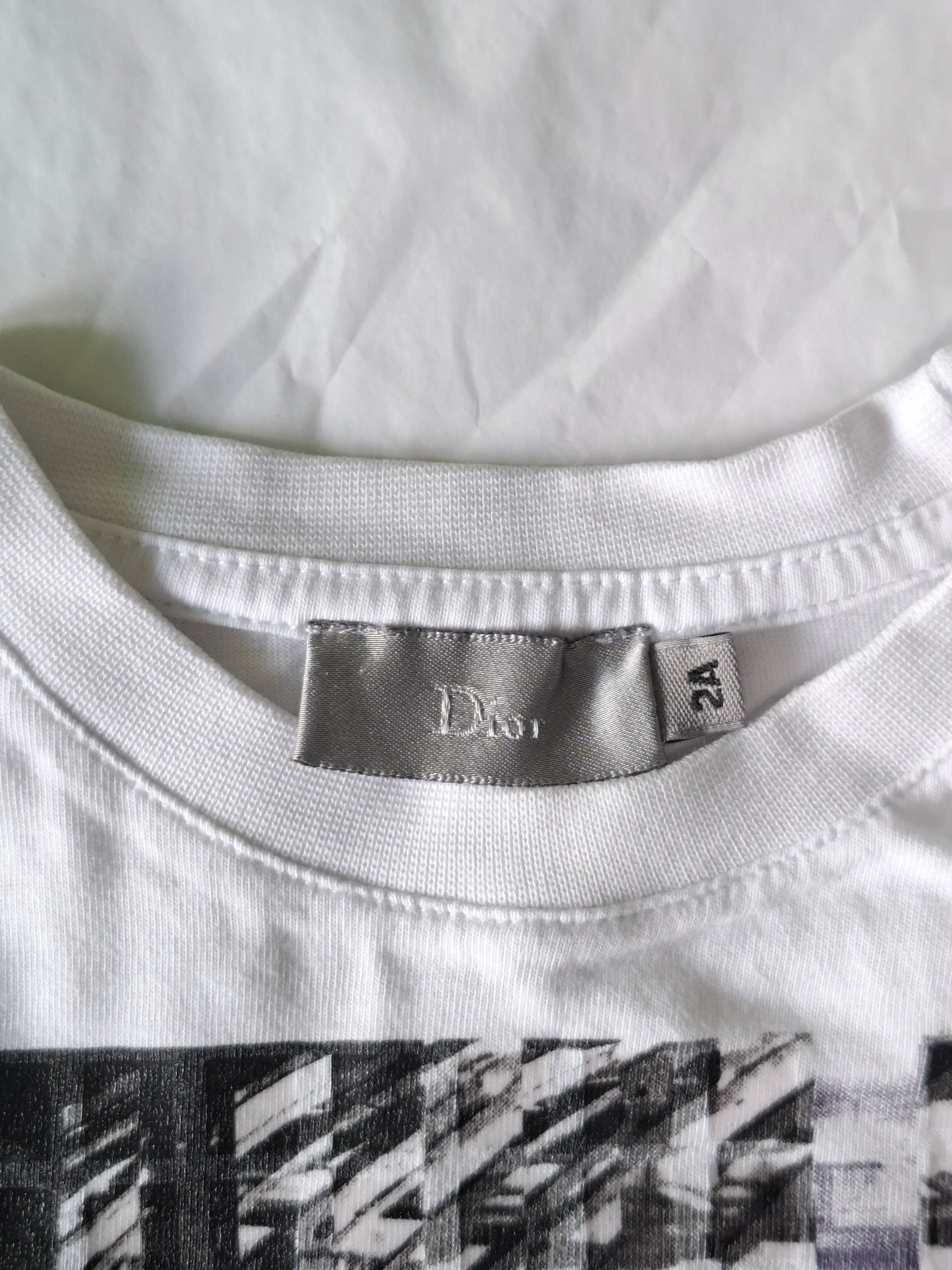 DIOR - T-SHIRT - WHITE, BLACK - 24 MONTHS