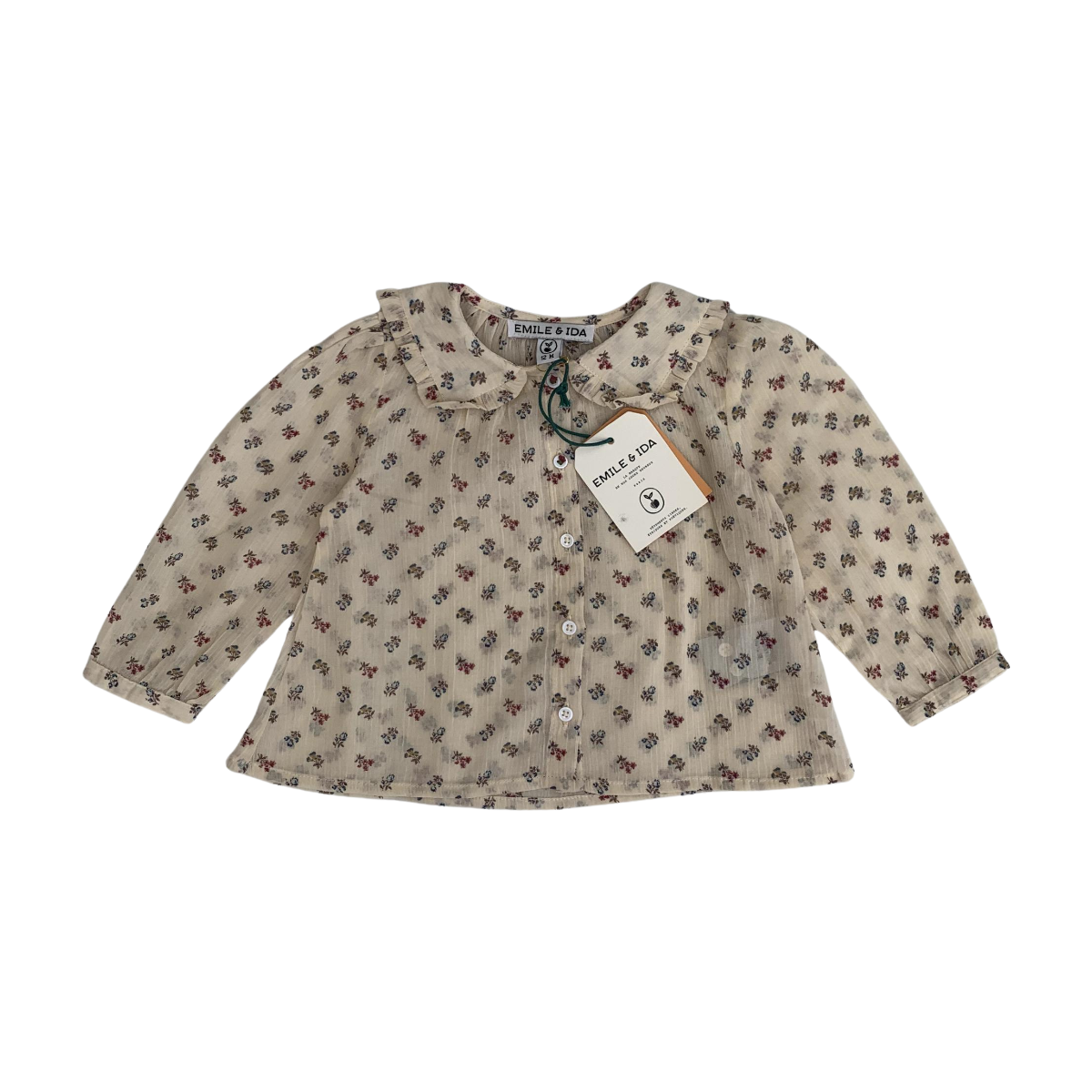 EMILE & IDA - CHEMISE - BEIGE - 12 MOIS