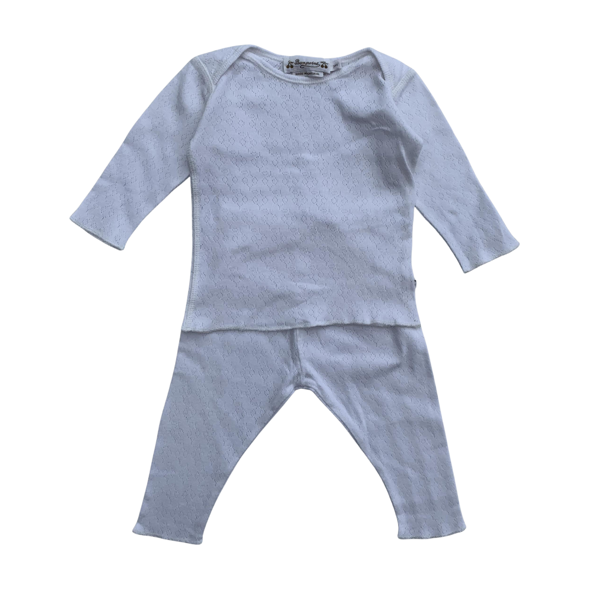 BONPOINT - ENSEMBLE - BLANC - 3 MOIS
