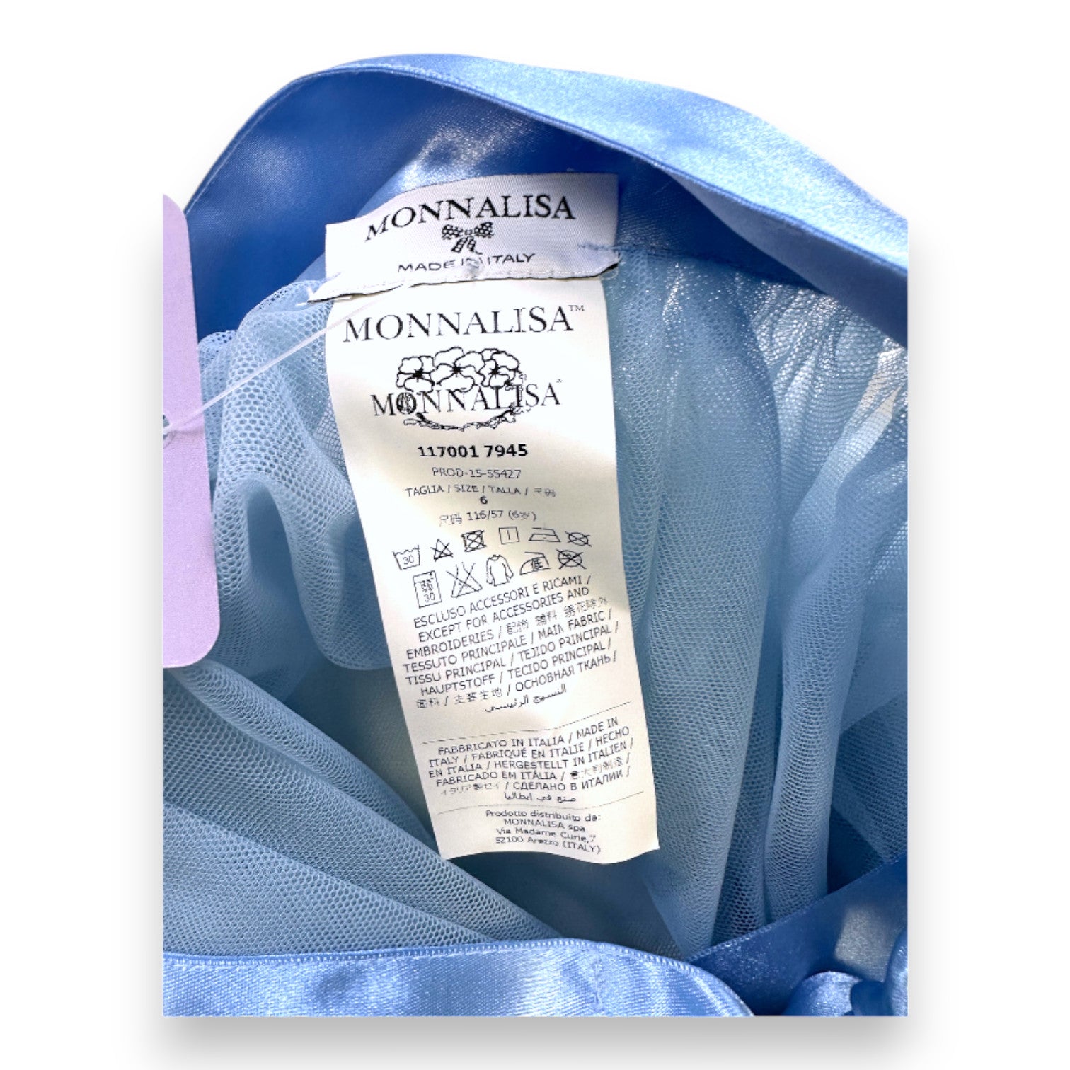 MONNALISA - Blauer Tüllrock - 6 Jahre