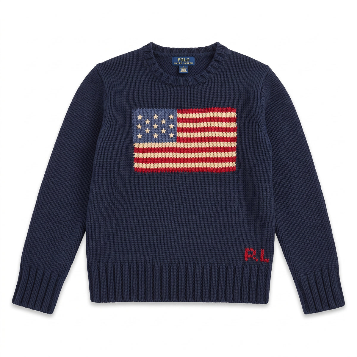 RALPH LAUREN - PULL - BLEU - 7 ANS