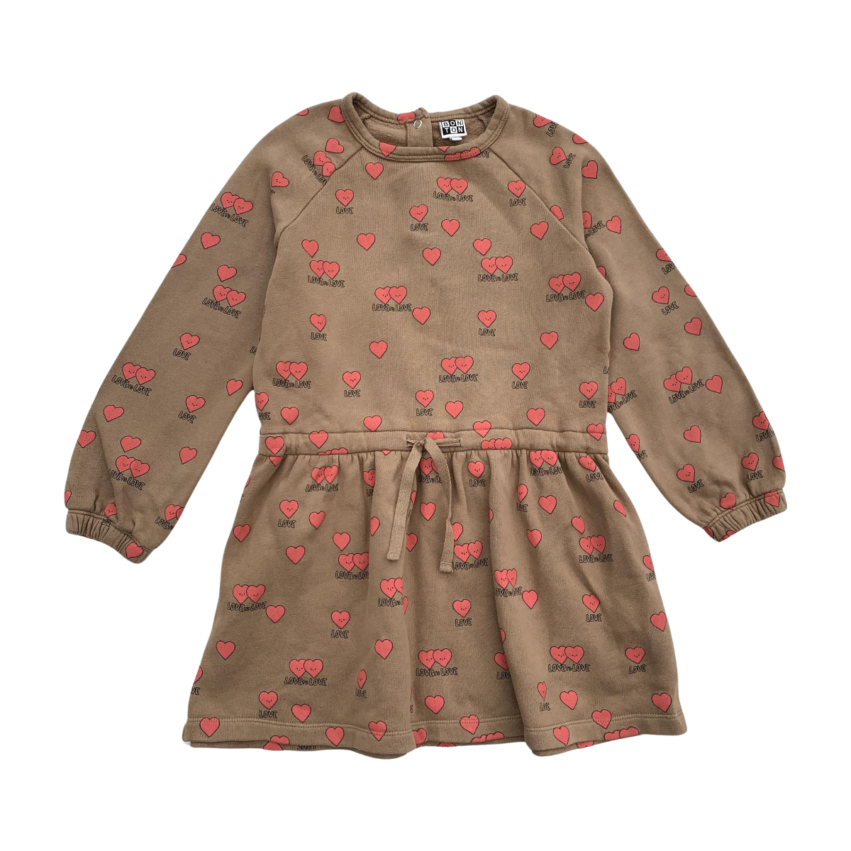 BONTON - ROBE - MARRON - 6 ANS