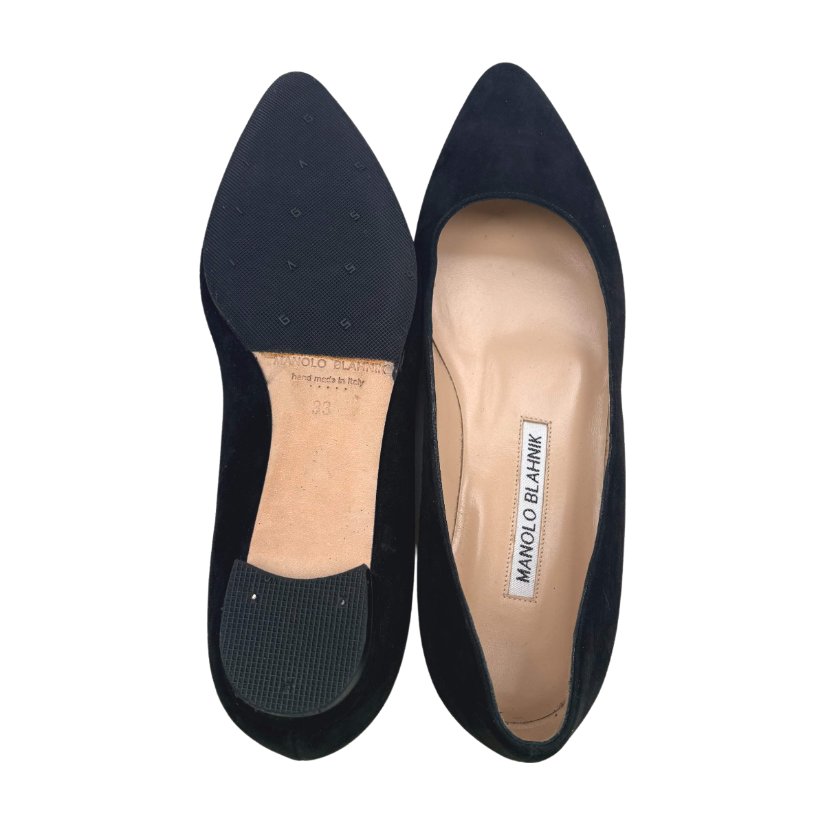MANOLO BLAHNIK - BALLERINES - NOIR -  33
