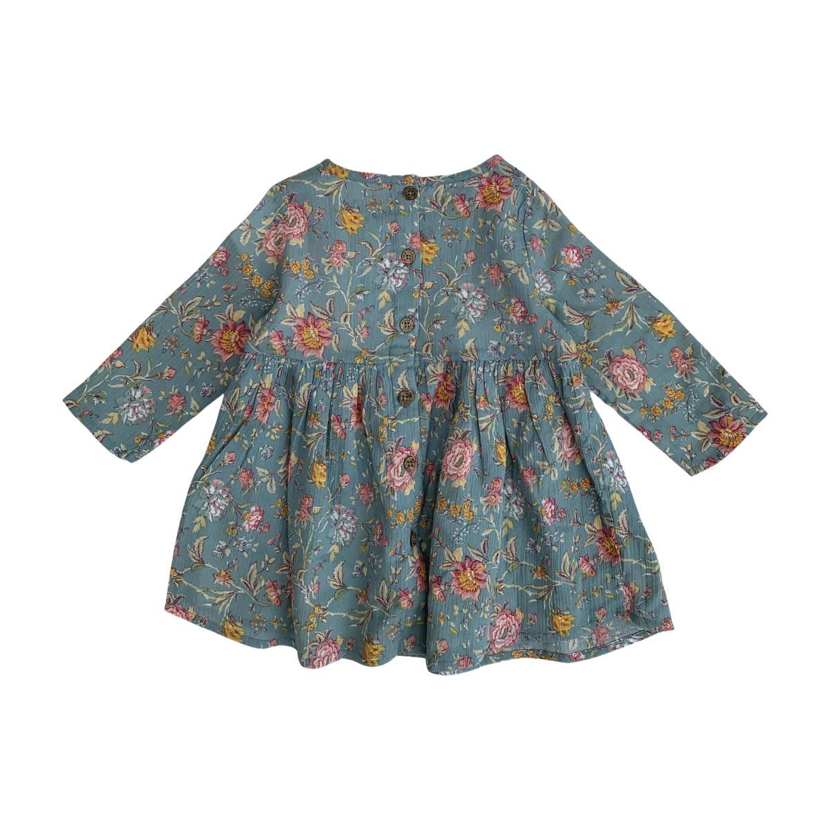 LOUISE MISHA - ROBE - VERT - 12 MOIS