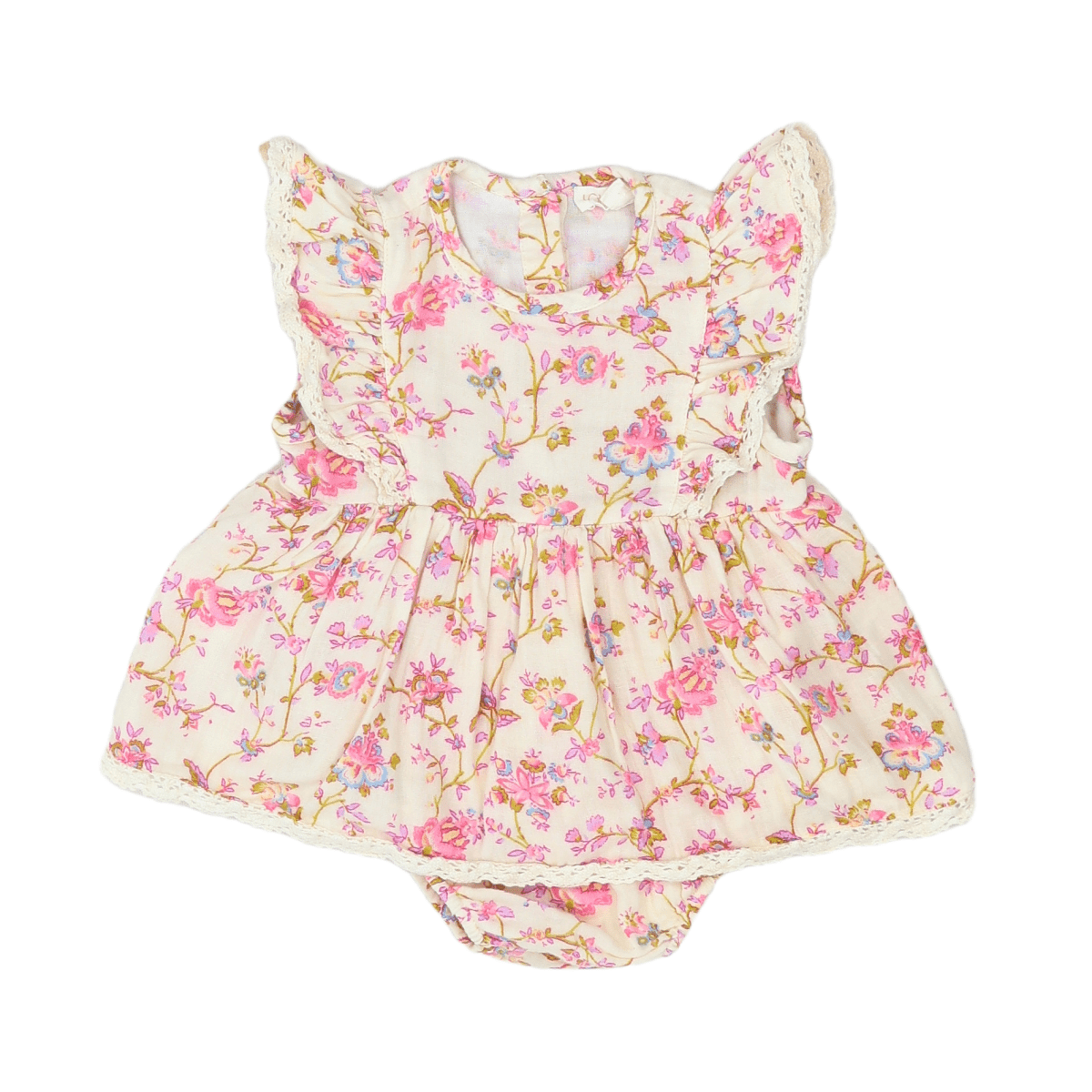 LOUISE MISHA - STRAMPLER - BEIGE, ROSA - 6 MONATE