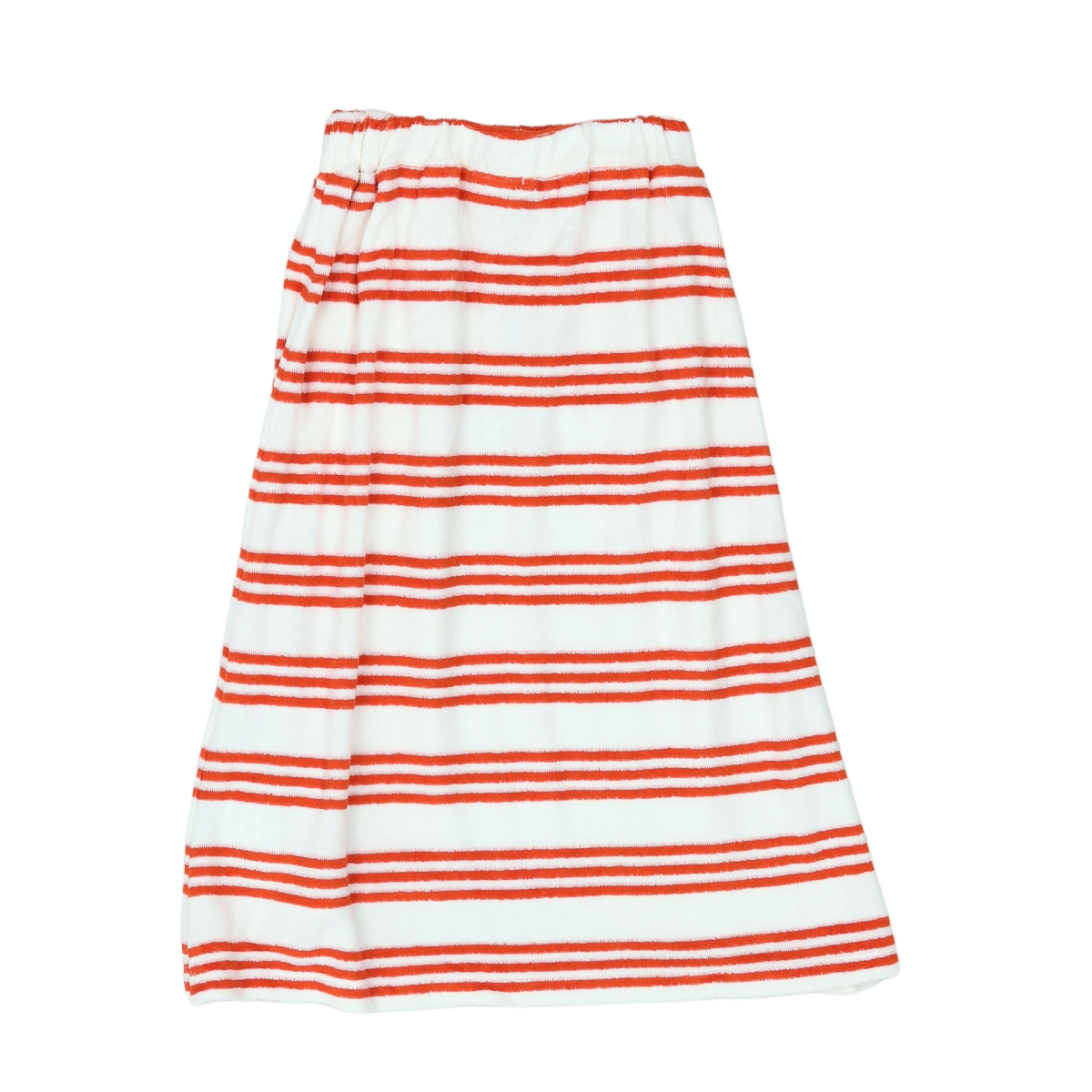 WE ARE KIDS - JUPE - ORANGE, BLANC - 8 ANS