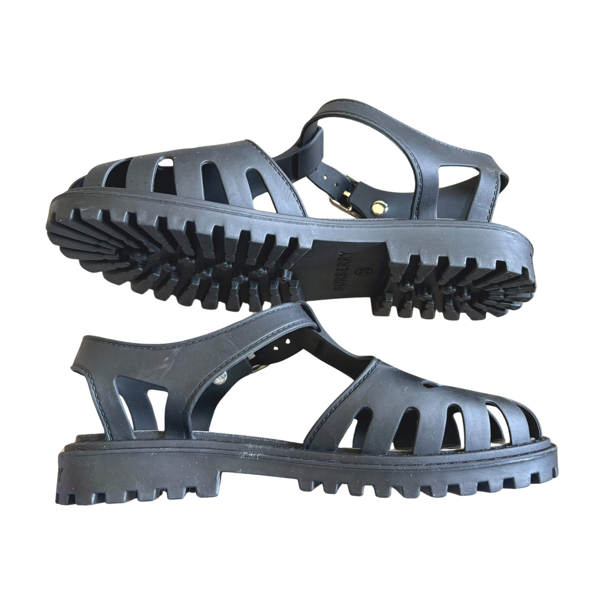 BURBERRY - SANDALES - NOIR -  35
