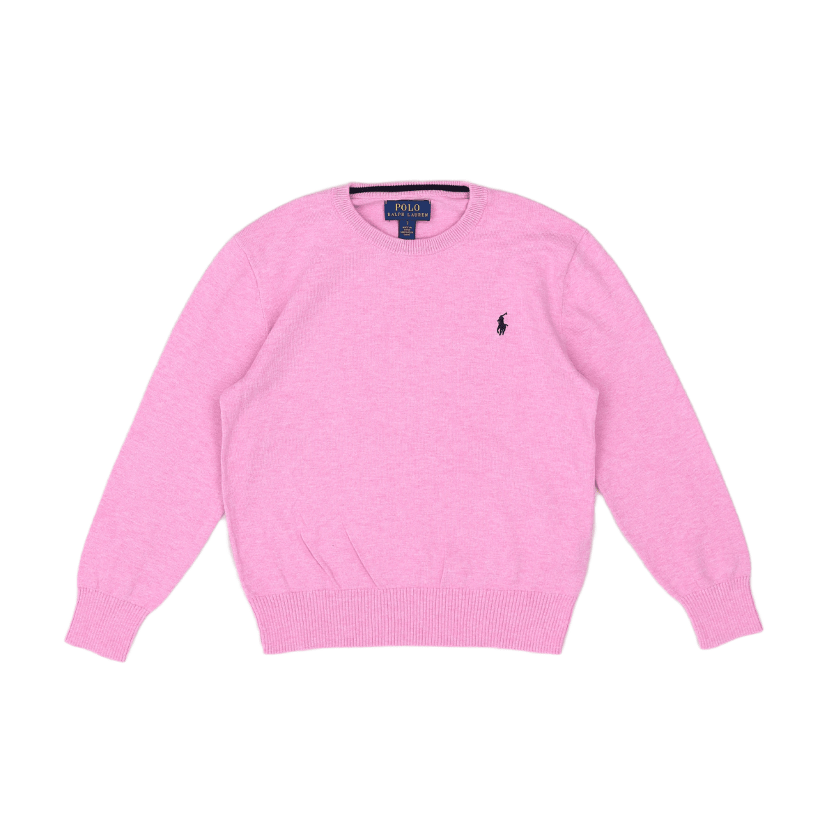 RALPH LAUREN - SWEATER - PINK - 7 YEARS