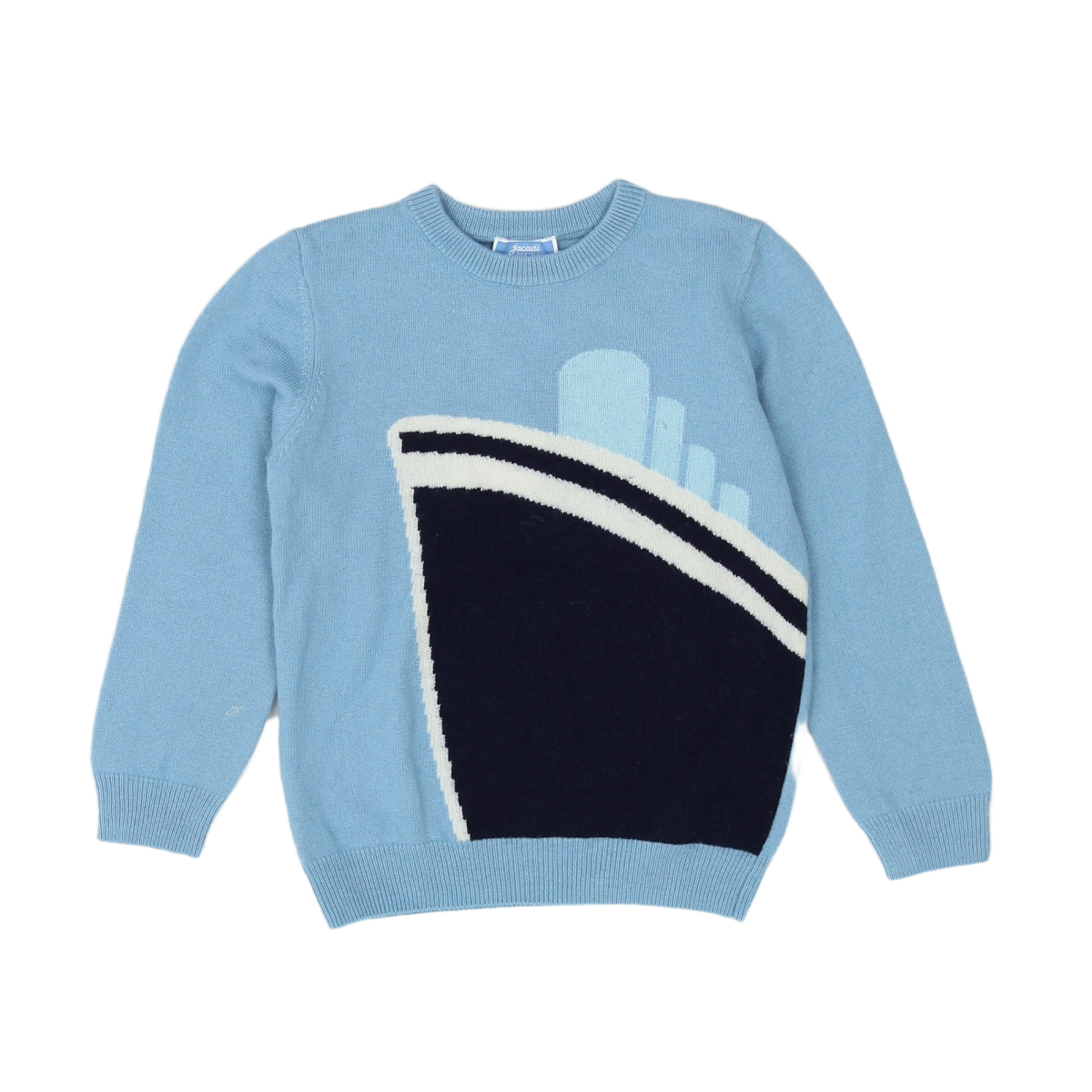 JACADI - PULL - BLEU - 6 ANS