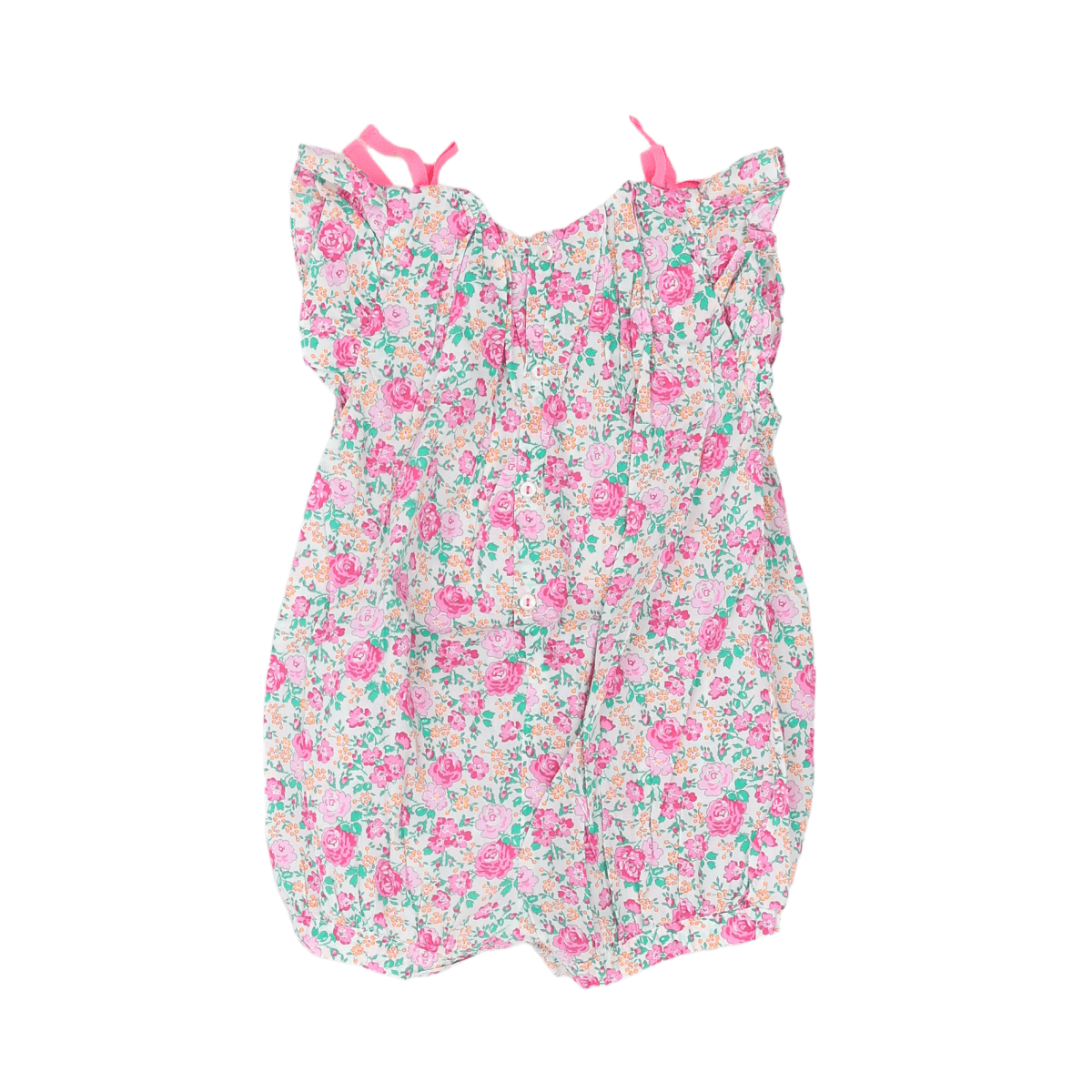 JACADI - COMBISHORT - ROSE, VERT - 3 ANS