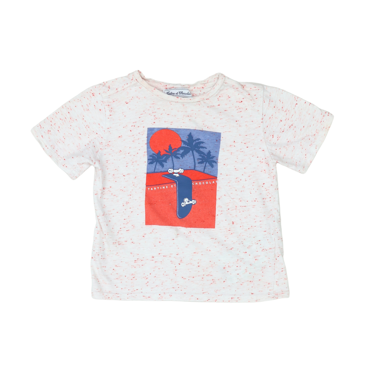 TARTINE & CHOCOLAT - T-SHIRT - BLANC - 6 ANS