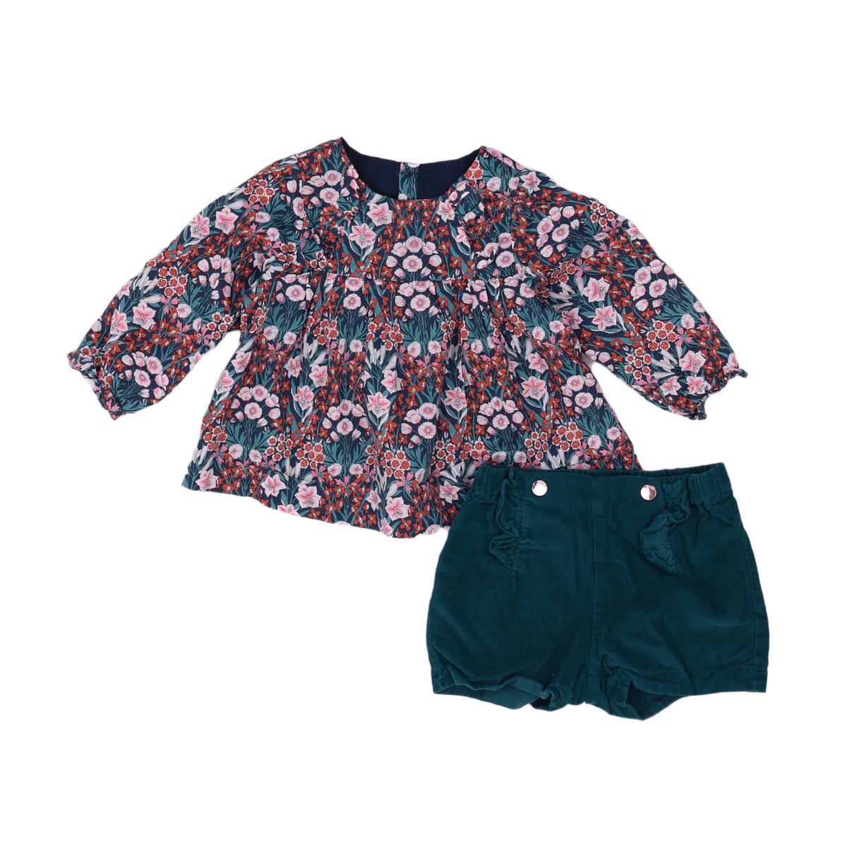 JACADI - ENSEMBLE - BLEU, MULTICOLORE - 12 MOIS