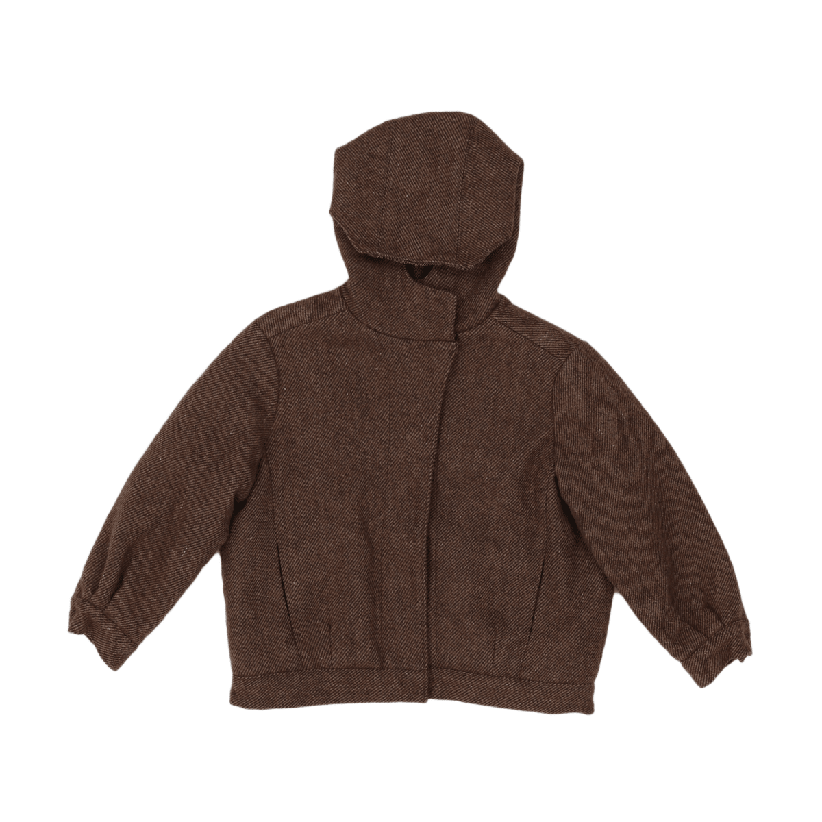 ANTIK BATIK - Brauner Wollmantel - 4 Jahre