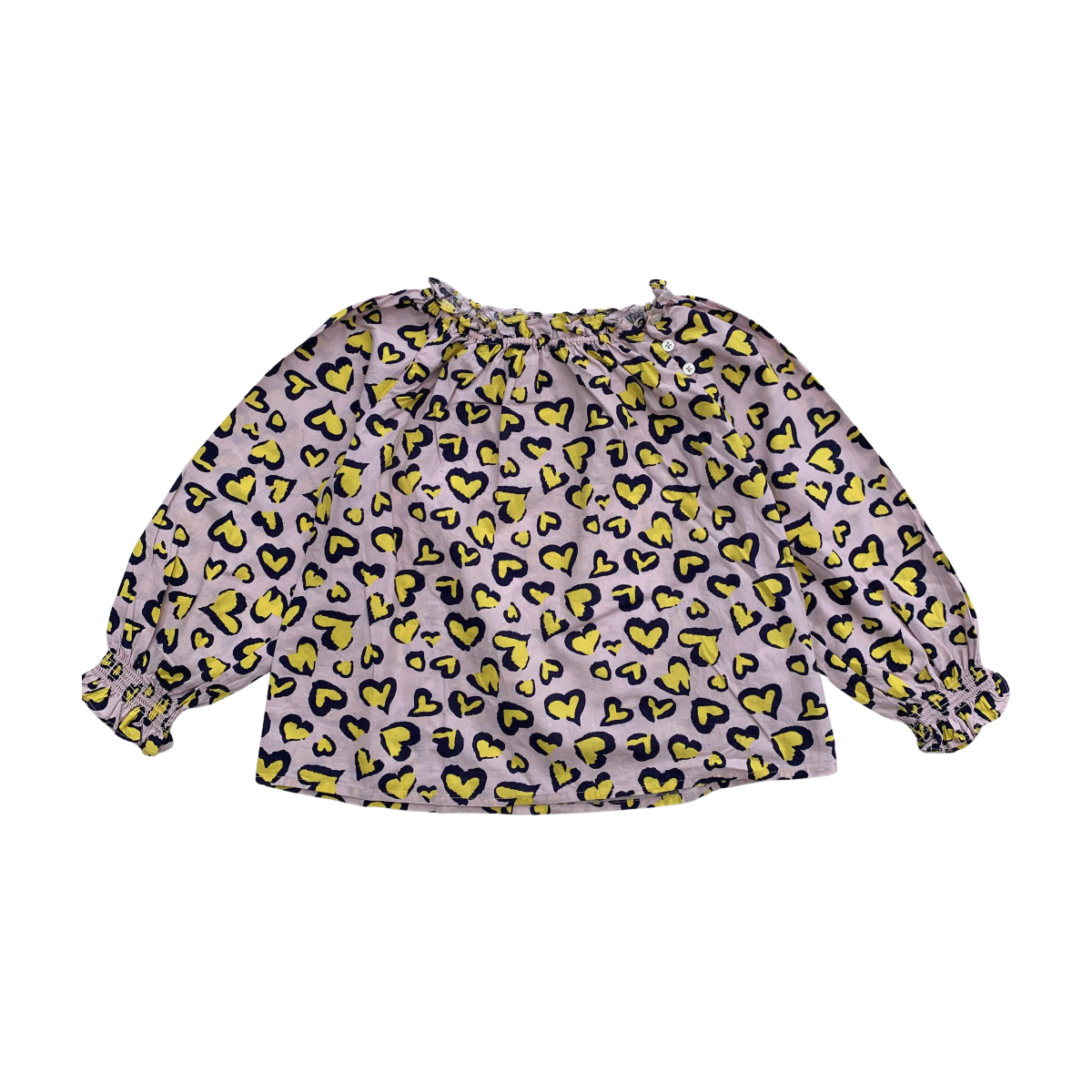 BONTON - BLOUSE - ROSE, JAUNE - 6 ANS