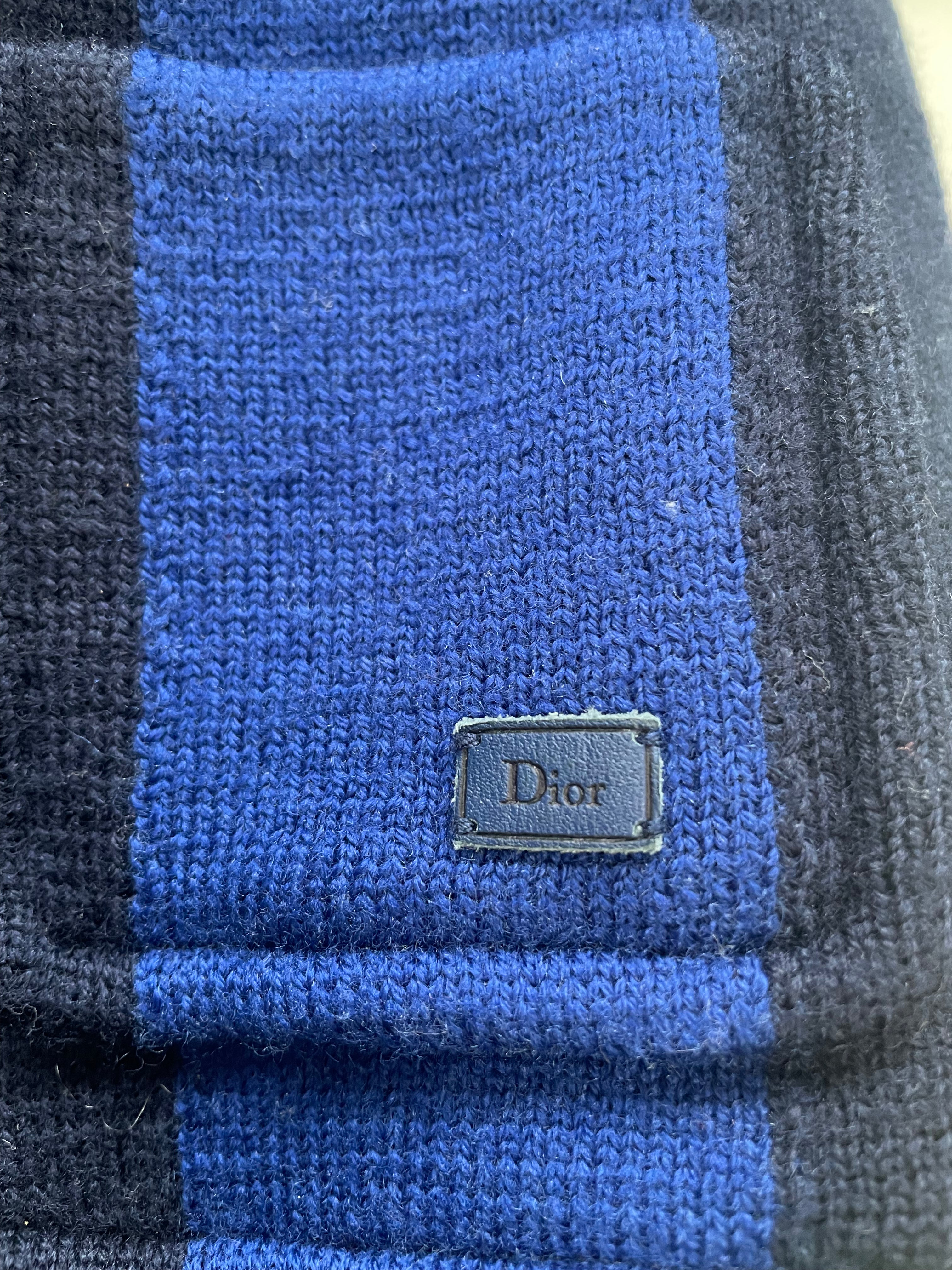 BABY DIOR - CARDIGAN - BLUE - 9 MONTHS