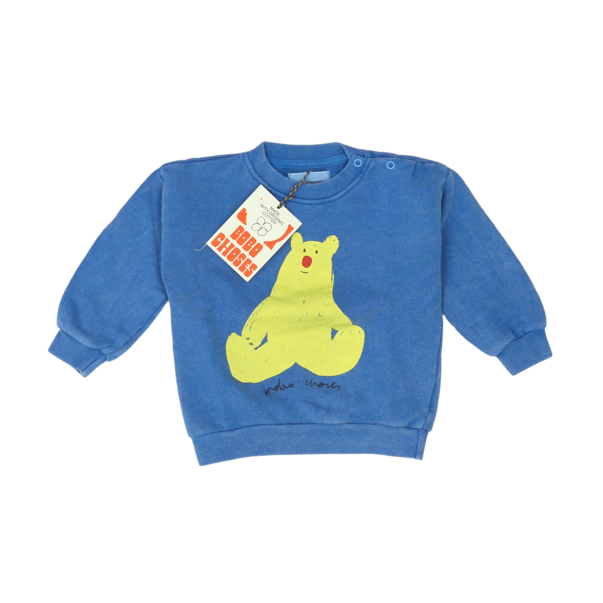 BOBO CHOSES - SWEAT - BLEU - 3 ANS