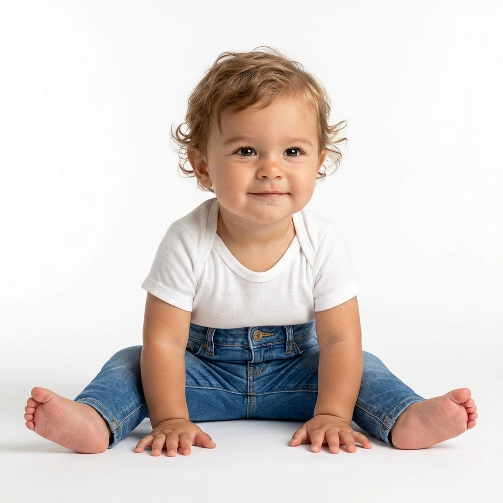 FINGER IN THE NOSE - Blaue Slim-Jeans - 12/18 Monate