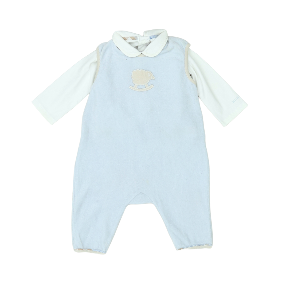 BURBERRY - PYJAMA - BLEU - 6 MOIS