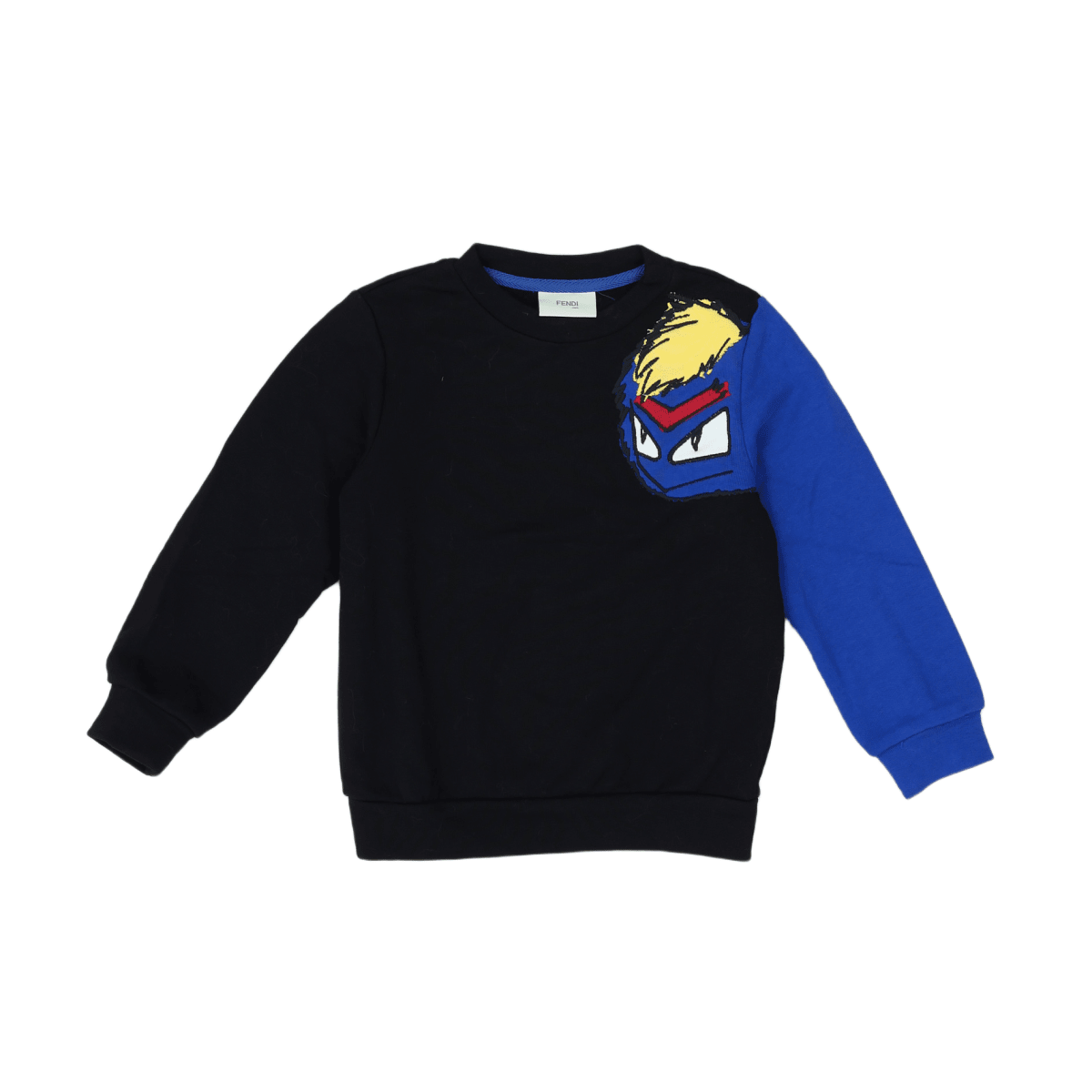 FENDI - SWEAT - NOIR, BLEU - 4 ANS