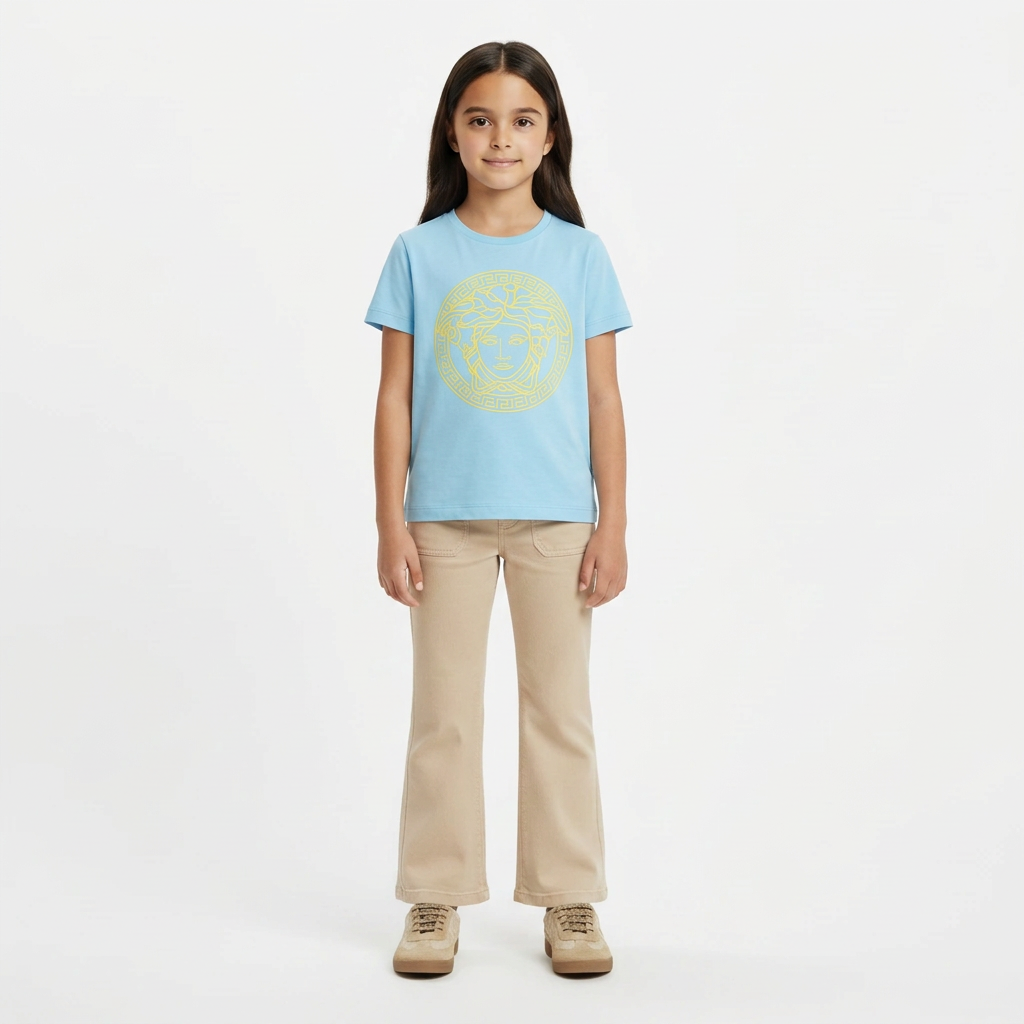 VERSACE - T-SHIRT - BLEU - 6 ANS