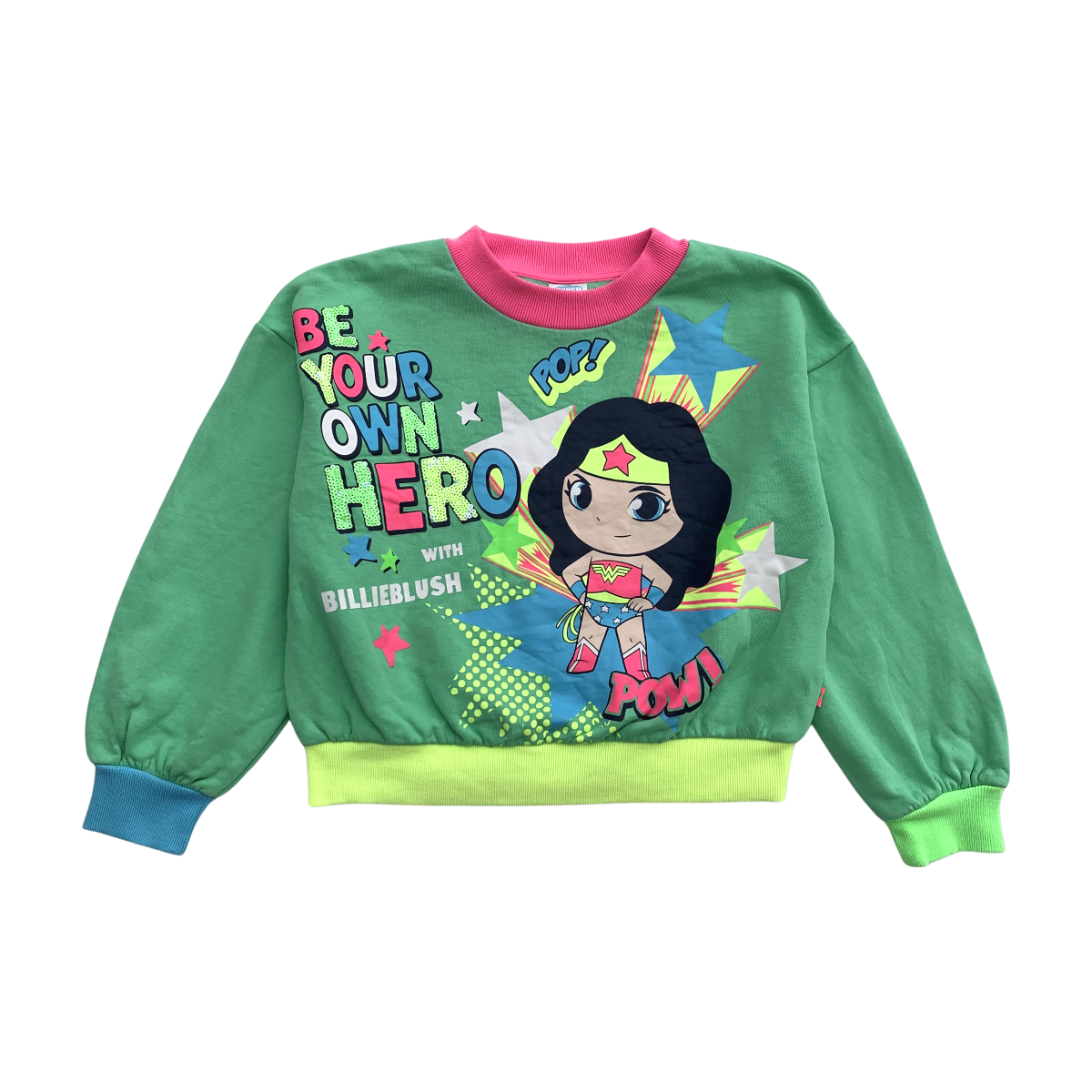 BILLIEBLUSH - SWEAT - VERT - 10 ANS