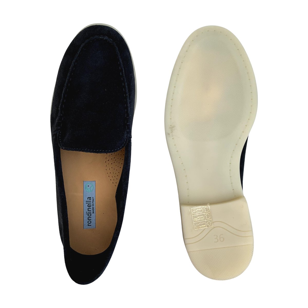 RONDINELLA - MOCASSINS - BLEU -  36