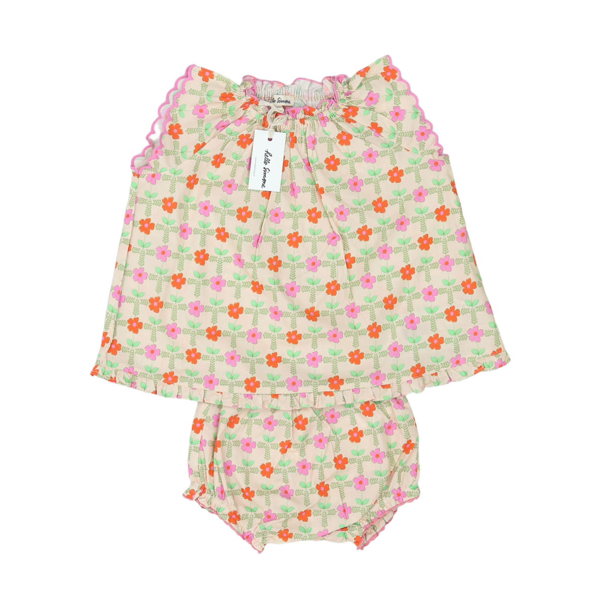 HELLO SIMONE - ENSEMBLE - BLANC - 18 MOIS