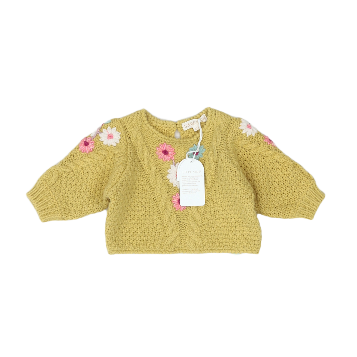LOUISE MISHA - PULL - JAUNE - 6 MOIS