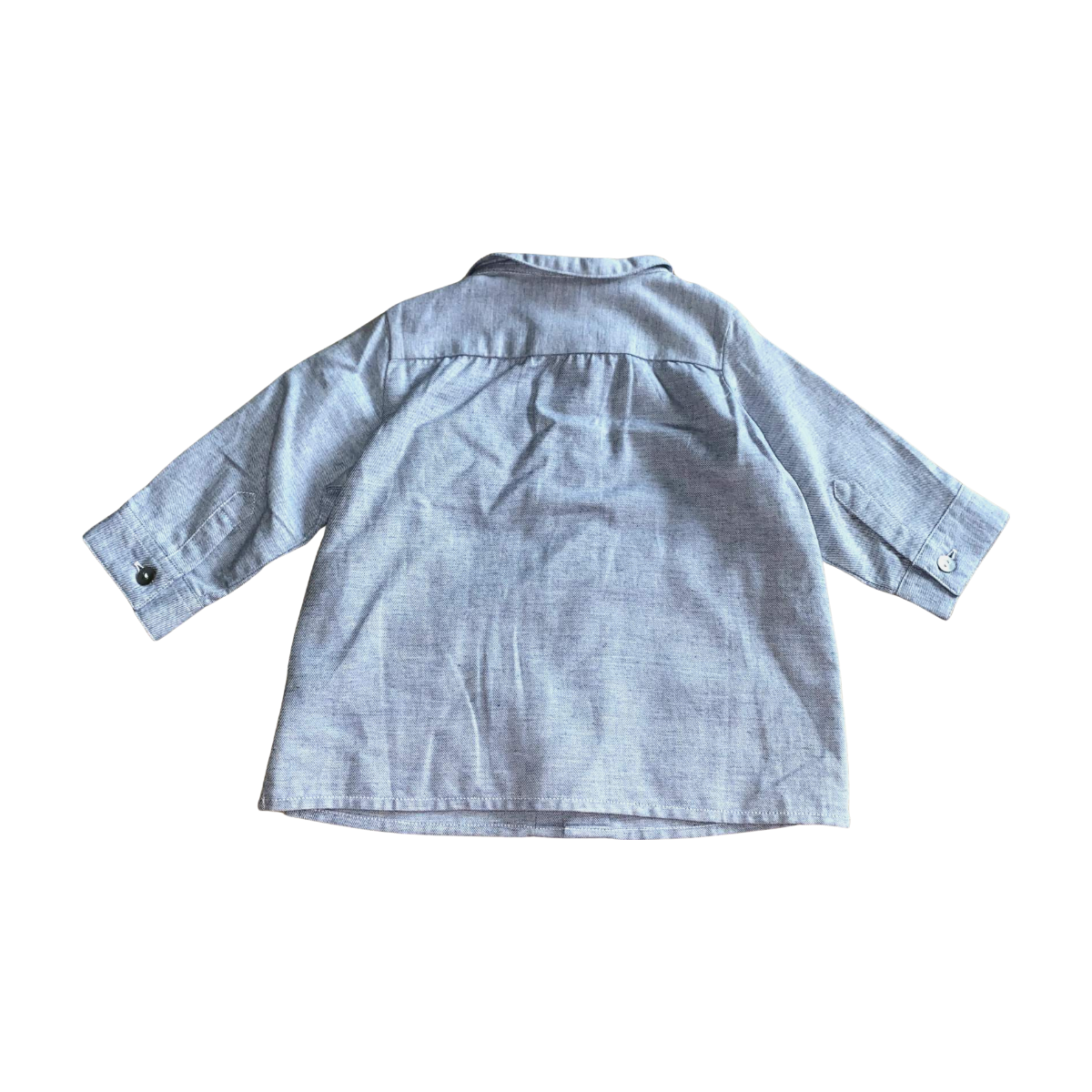 BONTON - CHEMISE - BLEU - 6 MOIS