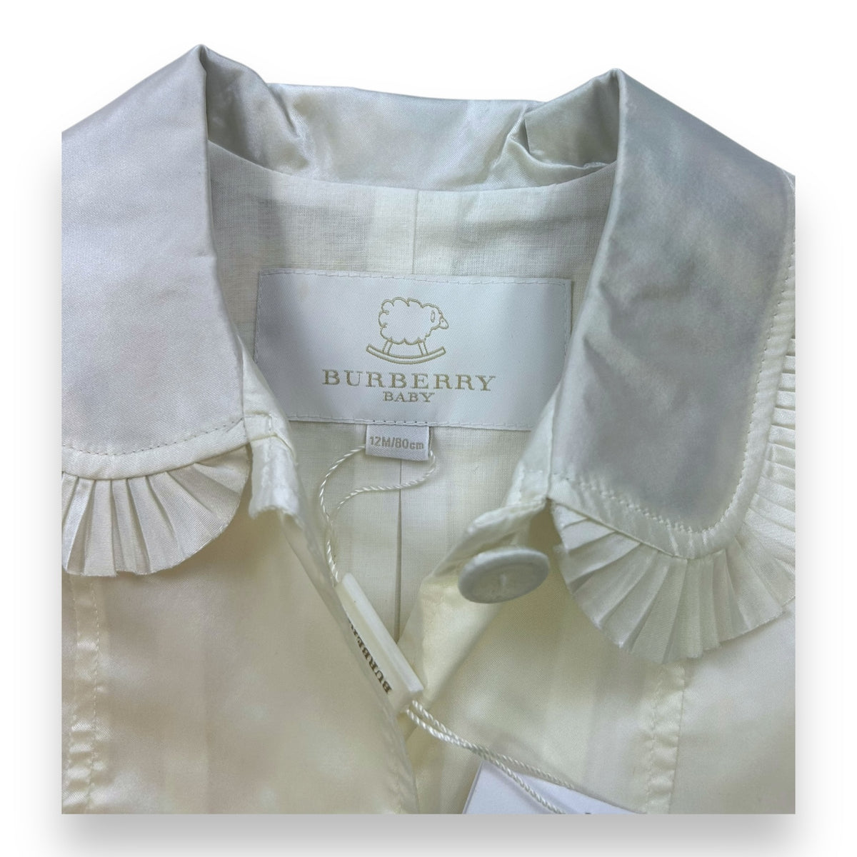 BURBERRY – MANTEL – WEISS – 12 MONATE