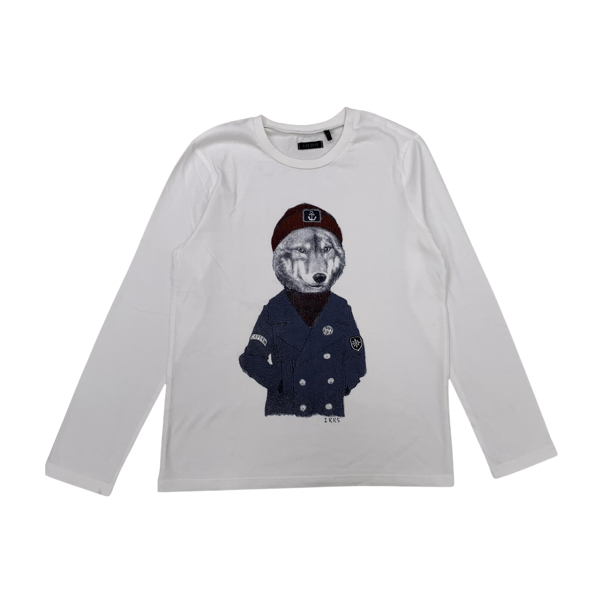 IKKS - T-SHIRT - BLANC - 8 ANS