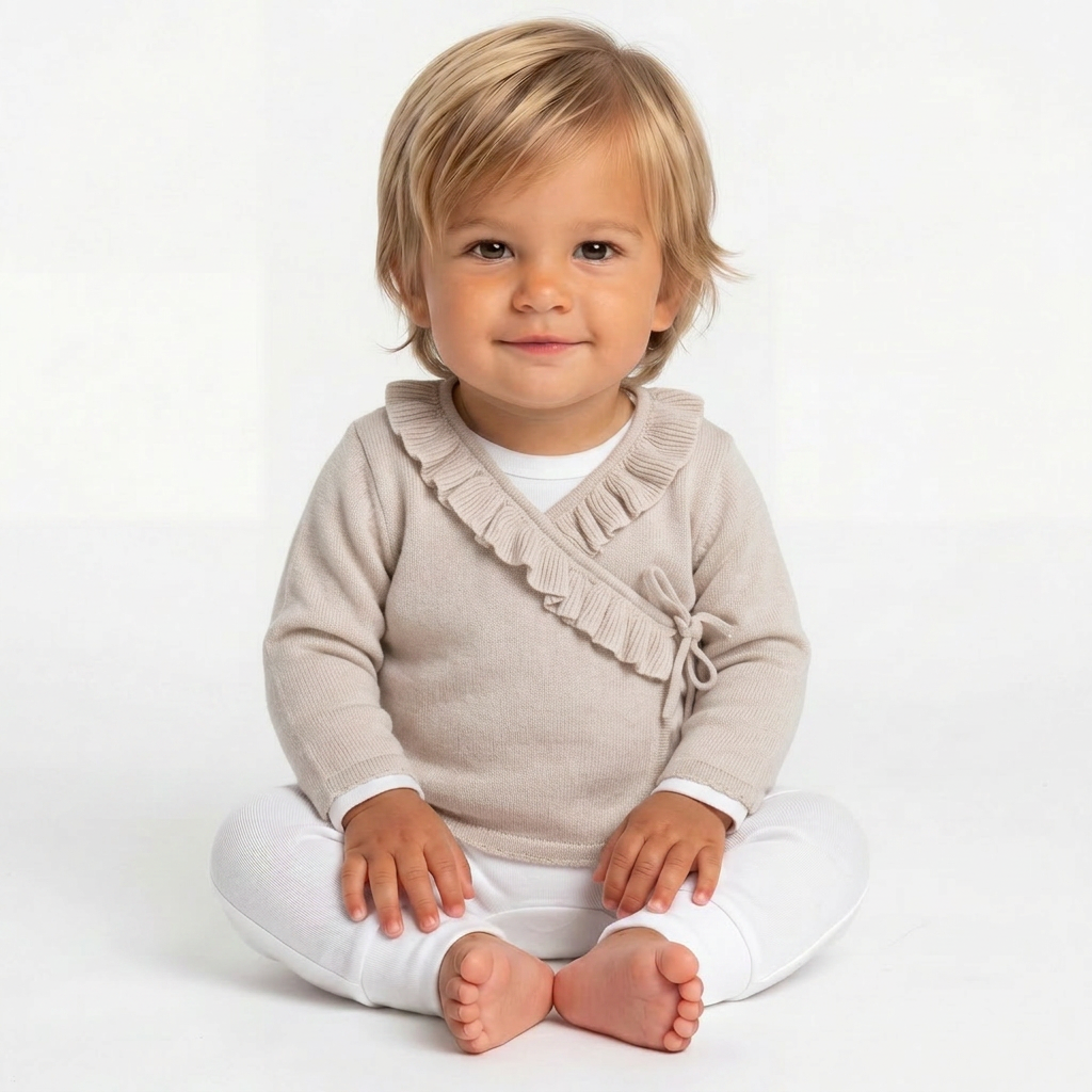 LIVLY - CARDIGAN - BEIGE - 3 MOIS