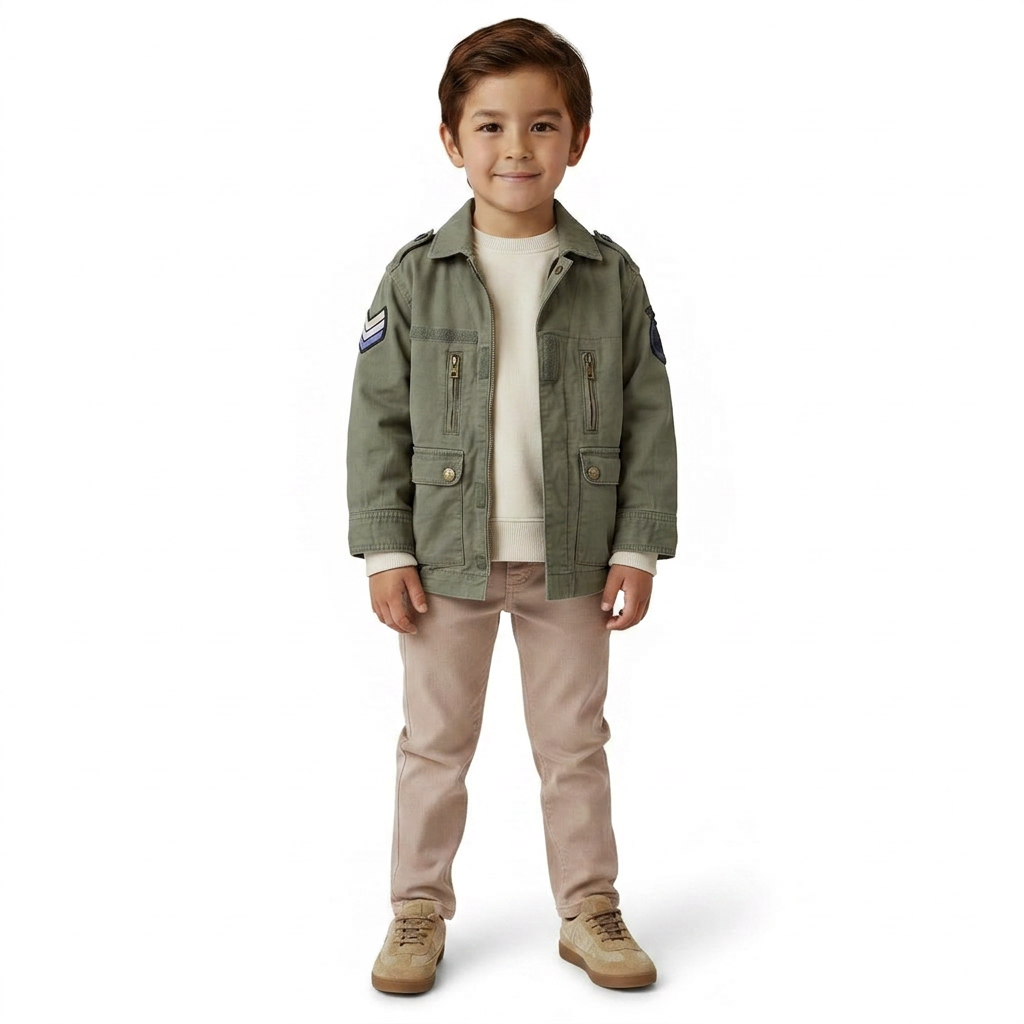 ZADIG & VOLTAIRE - VESTE - VERT - 4 ANS