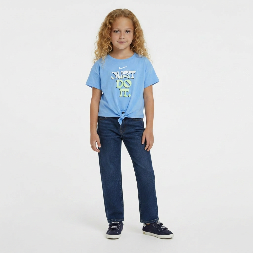 NIKE - T-SHIRT - BLEU - 6 ANS