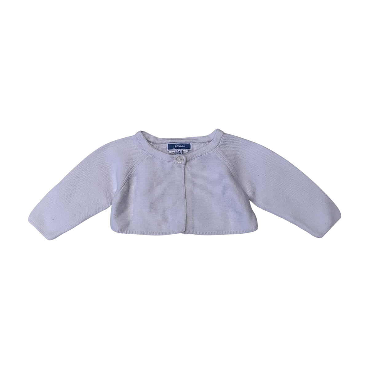 JACADI - CARDIGAN - BLANC - 3 MOIS