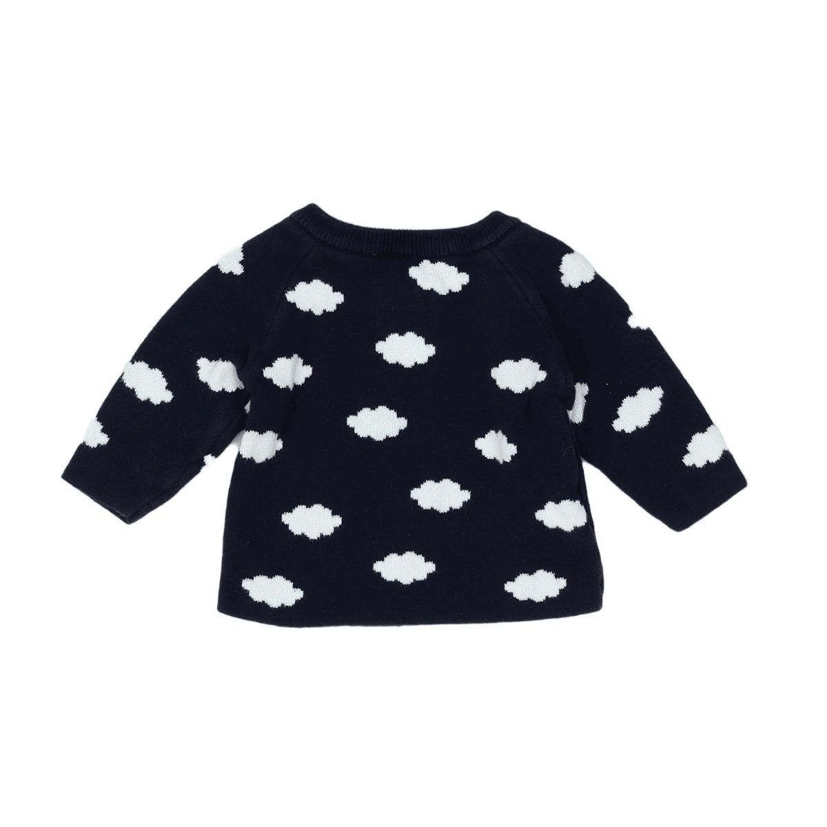 JACADI - PULL - BLEU, BLANC - 3 MOIS