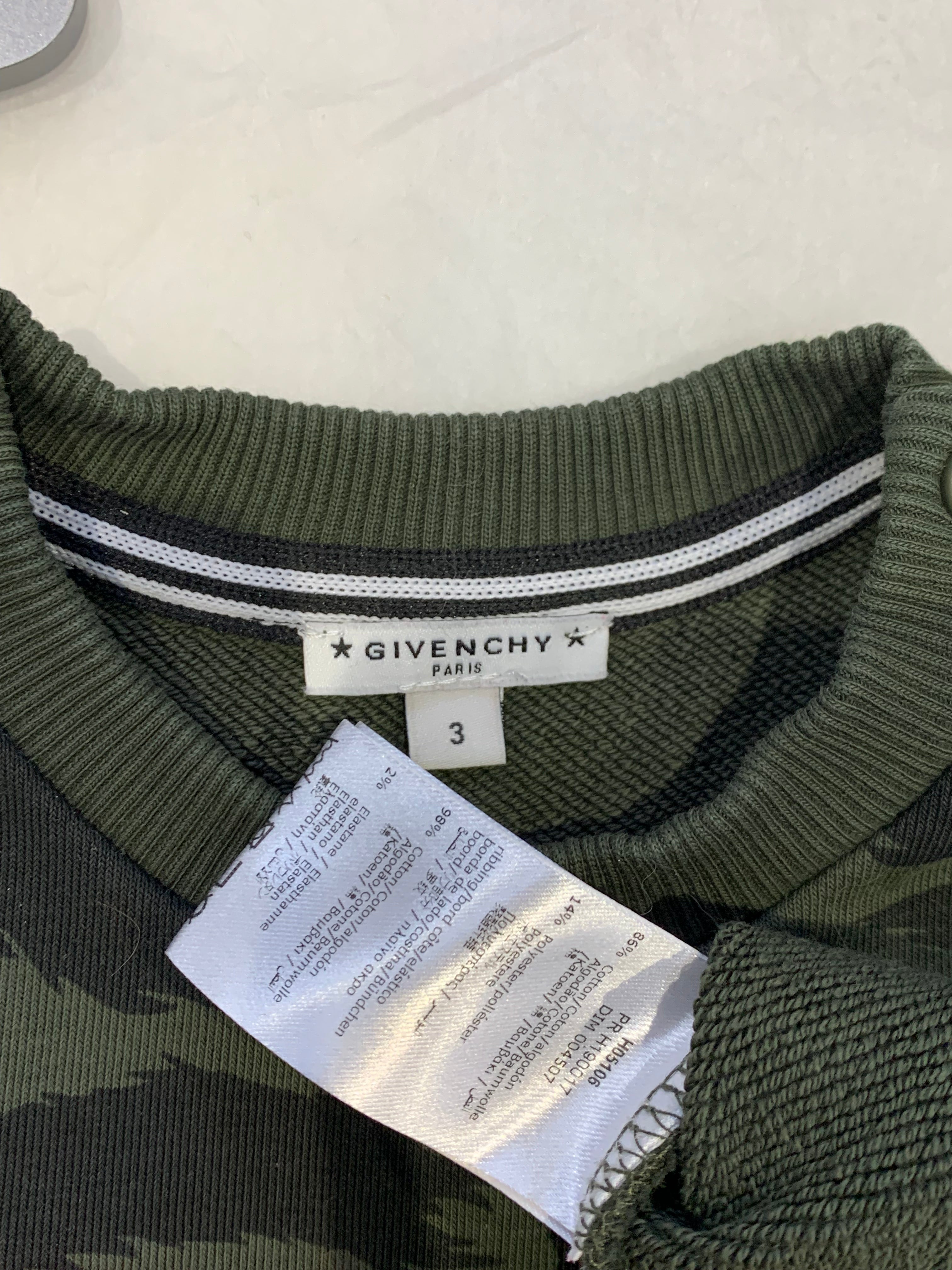 GIVENCHY - SWEATER - GREEN - 3 YEARS