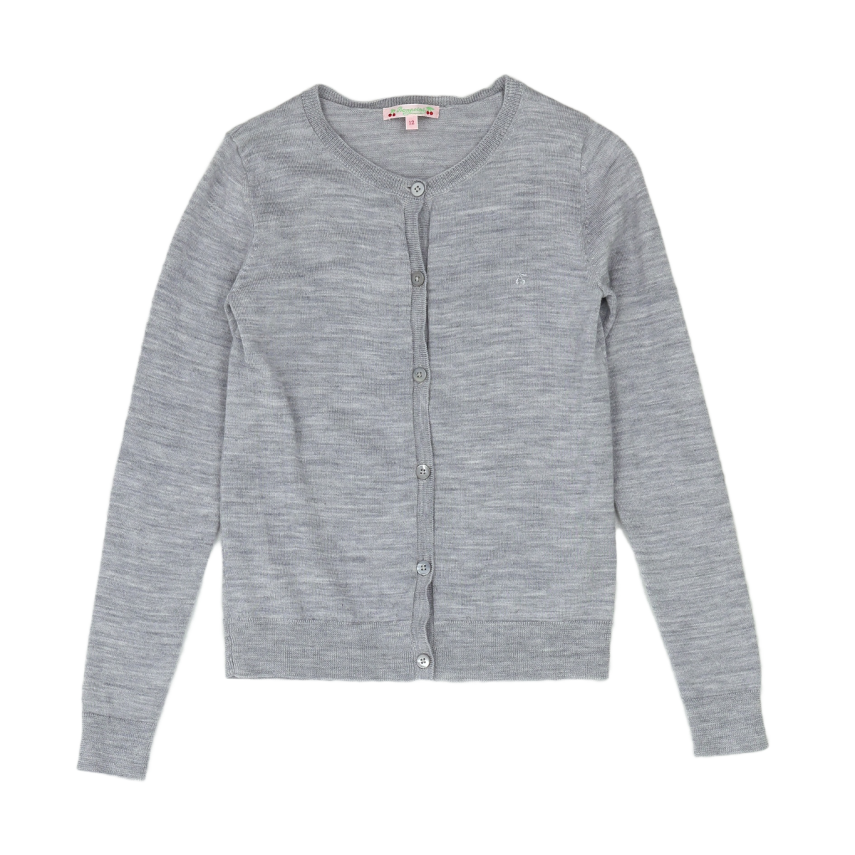 BONPOINT - CARDIGAN - GRIS - 12 ANS