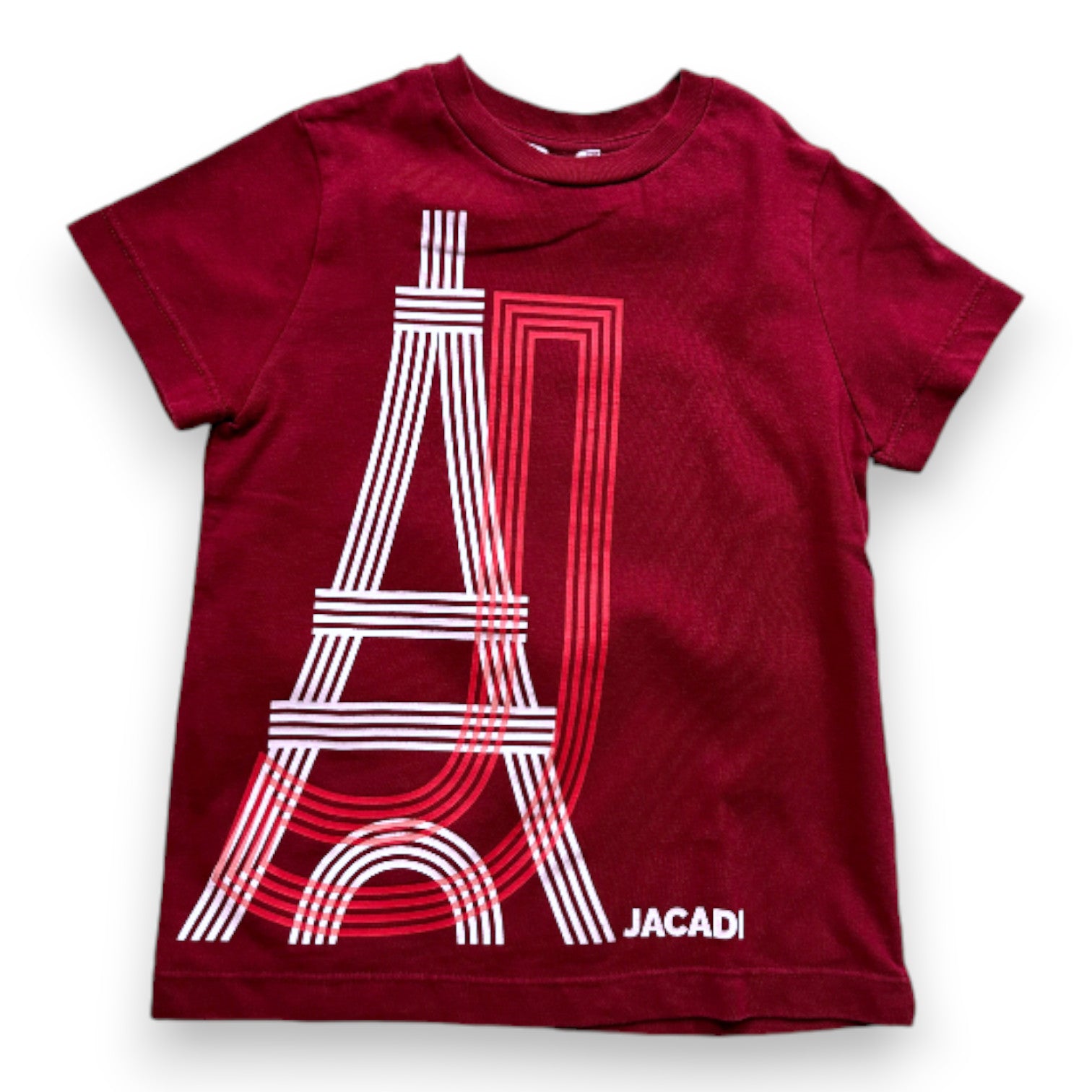 JACADI - T-SHIRT - ROT - 4 JAHRE