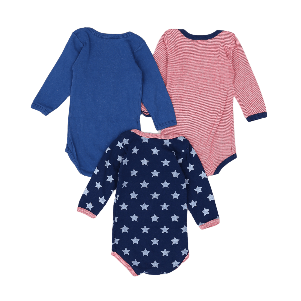 KLEINES BOOT - SET - BLAU, ROT - 6 MONATE