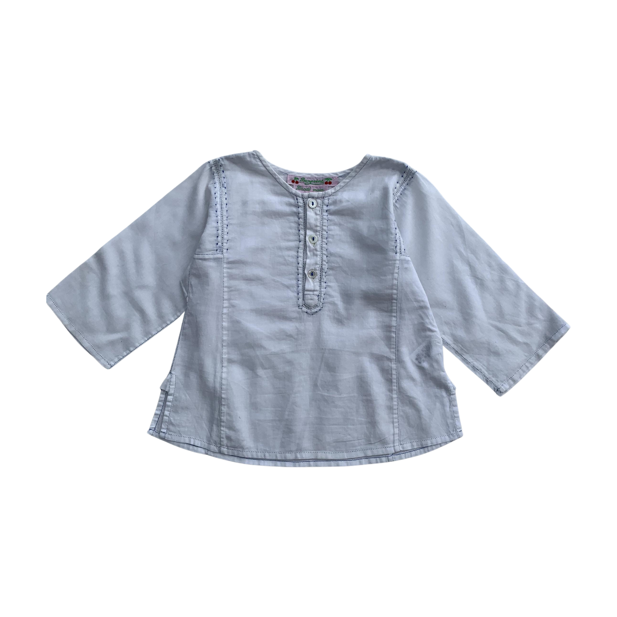 BONPOINT - BLOUSE - BLANC - 6 MOIS