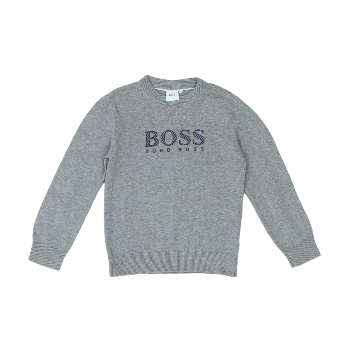 HUGO BOSS - PULL - GRIS - 6 ANS