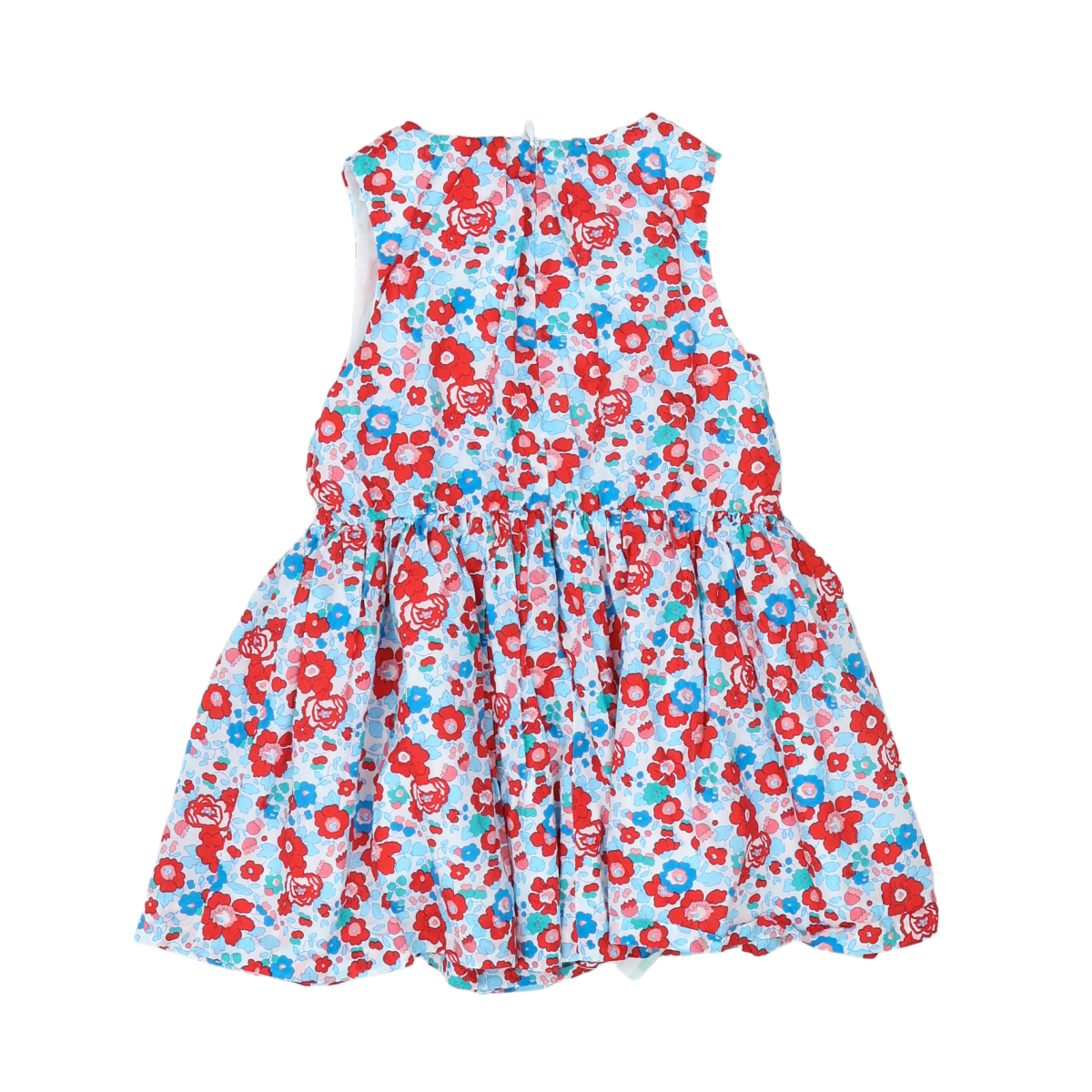 JACADI - ROBE - ROUGE, BLEU - 3 ANS