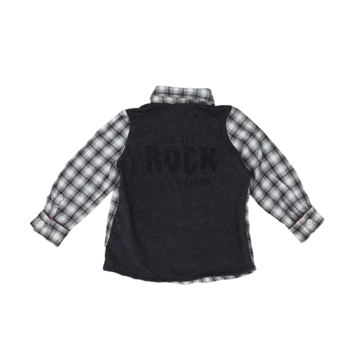 IKKS - CHEMISE - GRIS - 12 MOIS